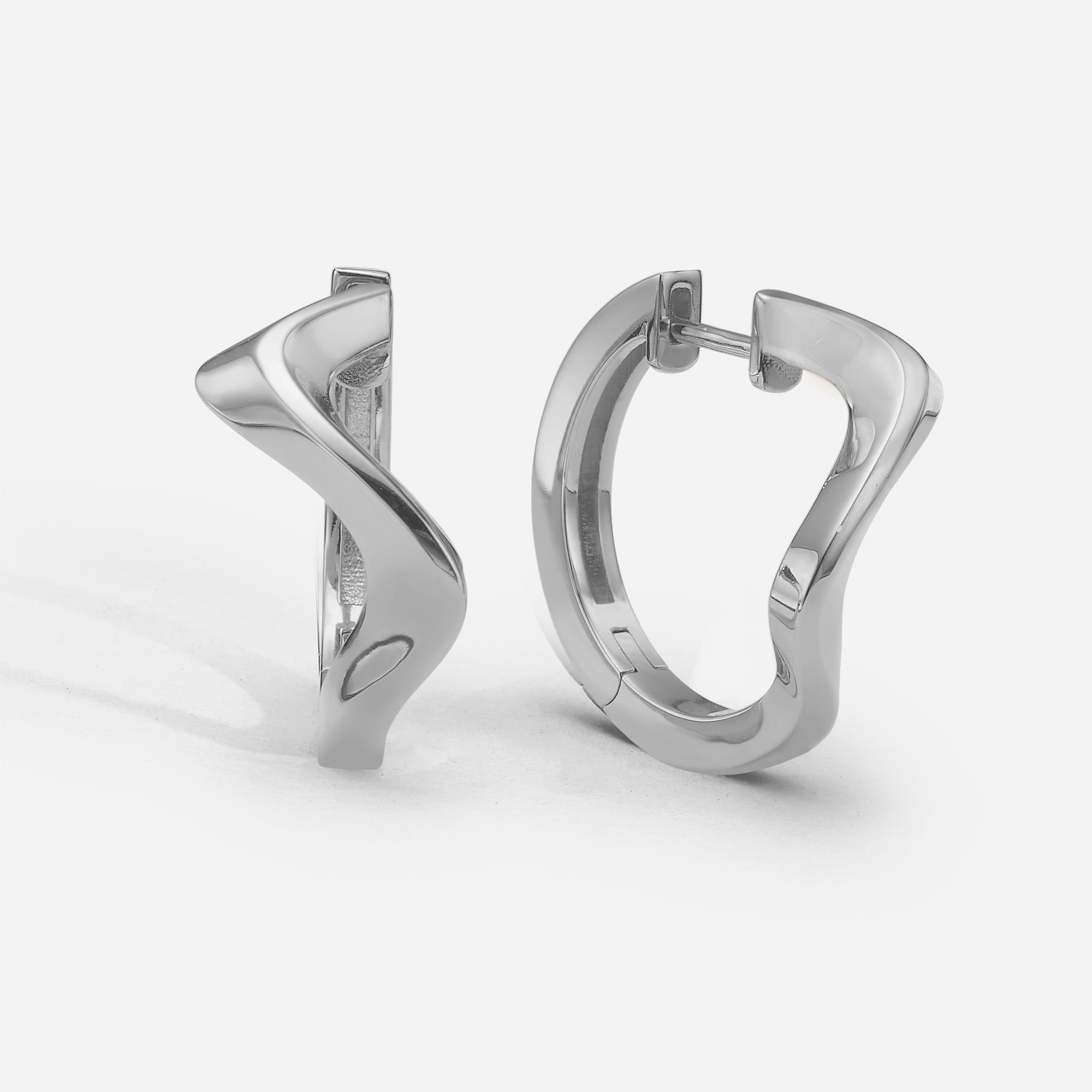 Parametric Solid | Gold Hoops