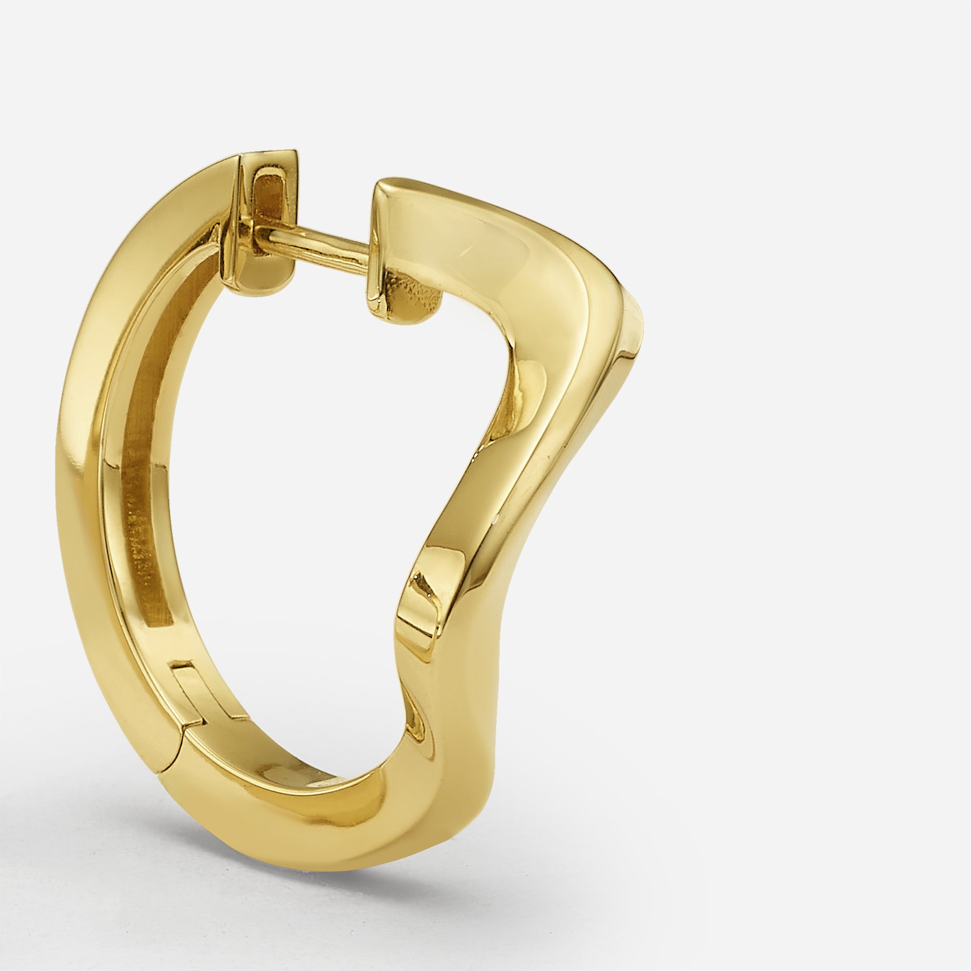 Parametric Solid | Gold Hoops