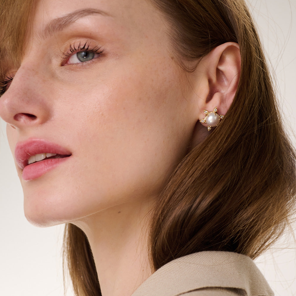 LA PEARL Stars | Pearl Studs