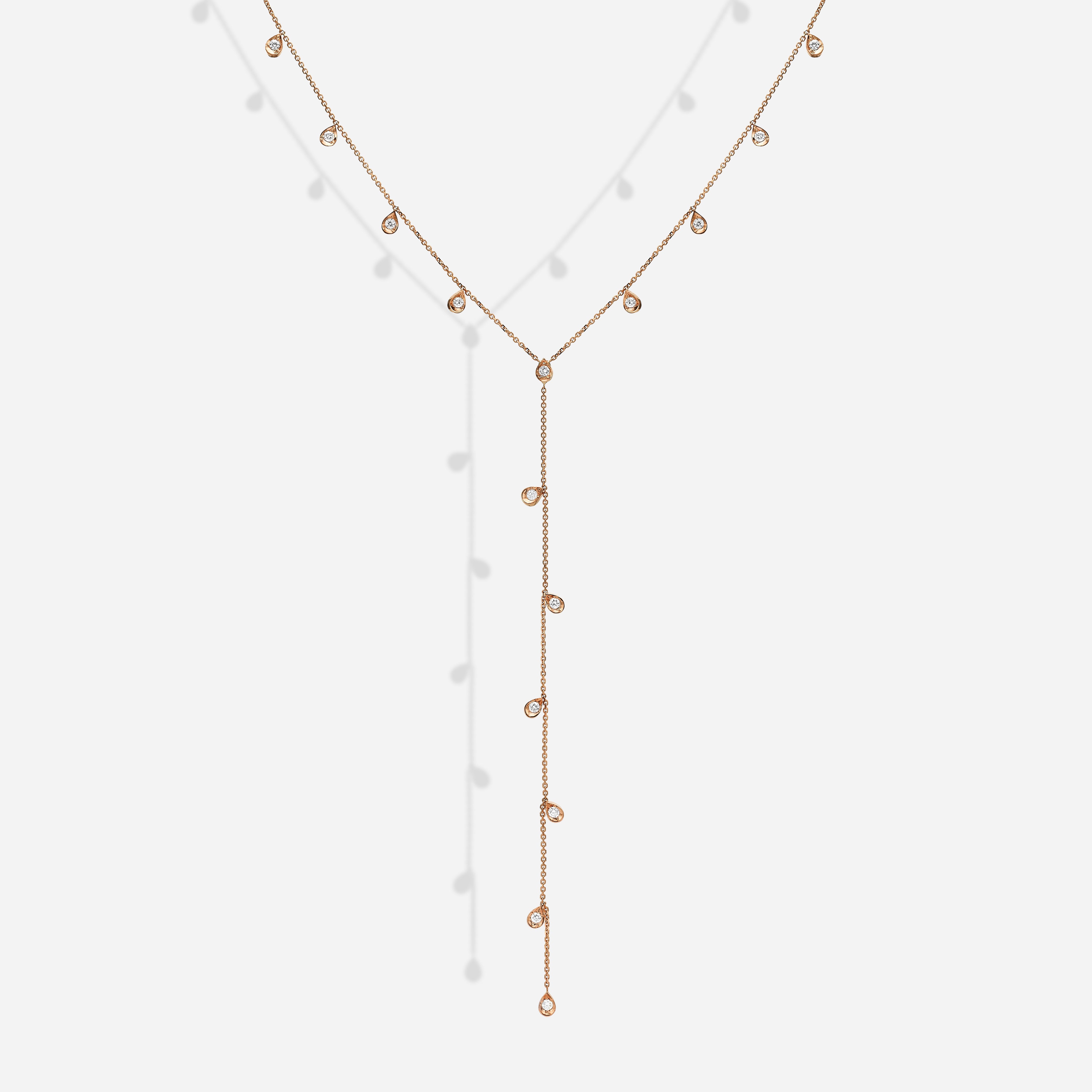 Cosmo Pears XL Lariat | Station Necklace