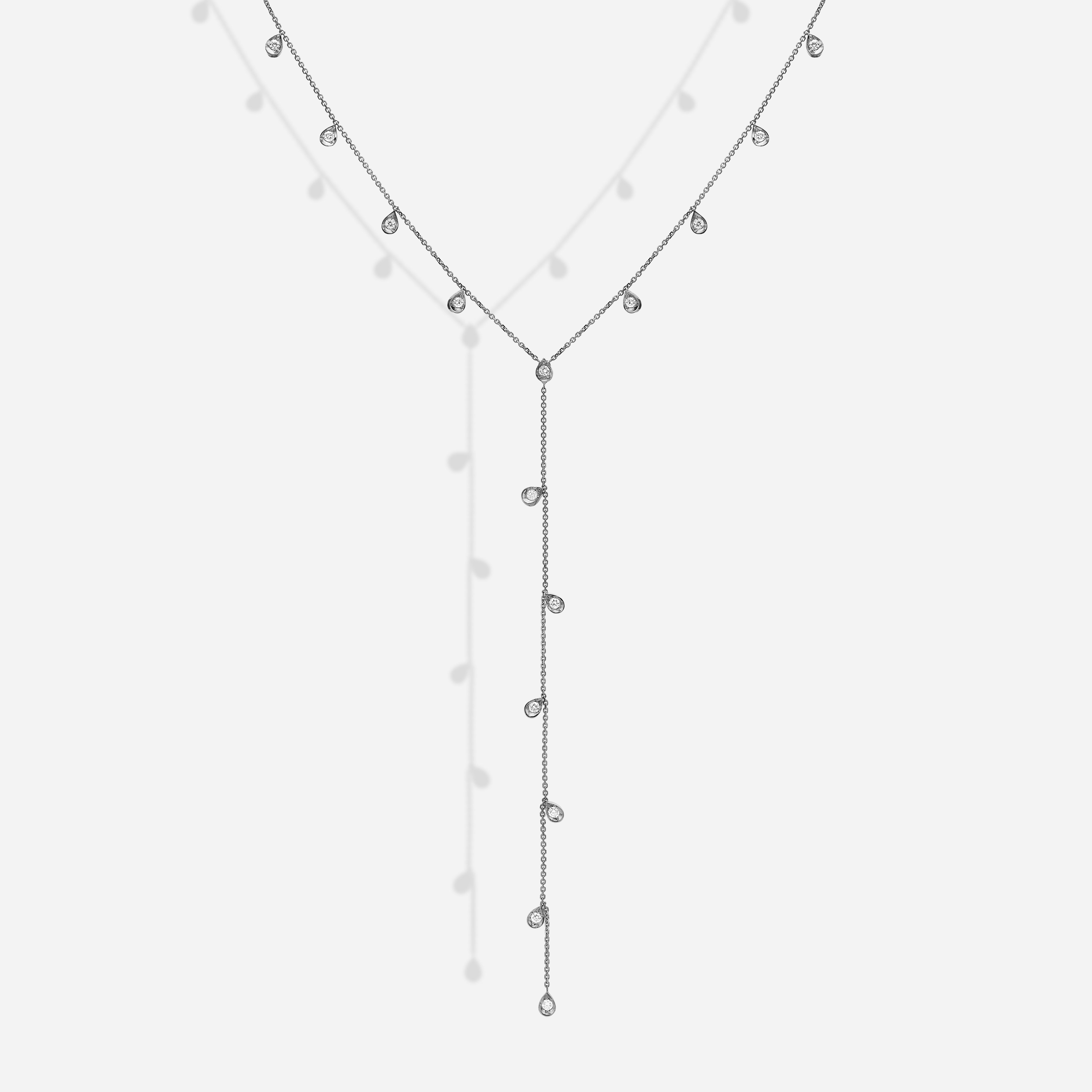 Cosmo Pears XL Lariat | Station Necklace