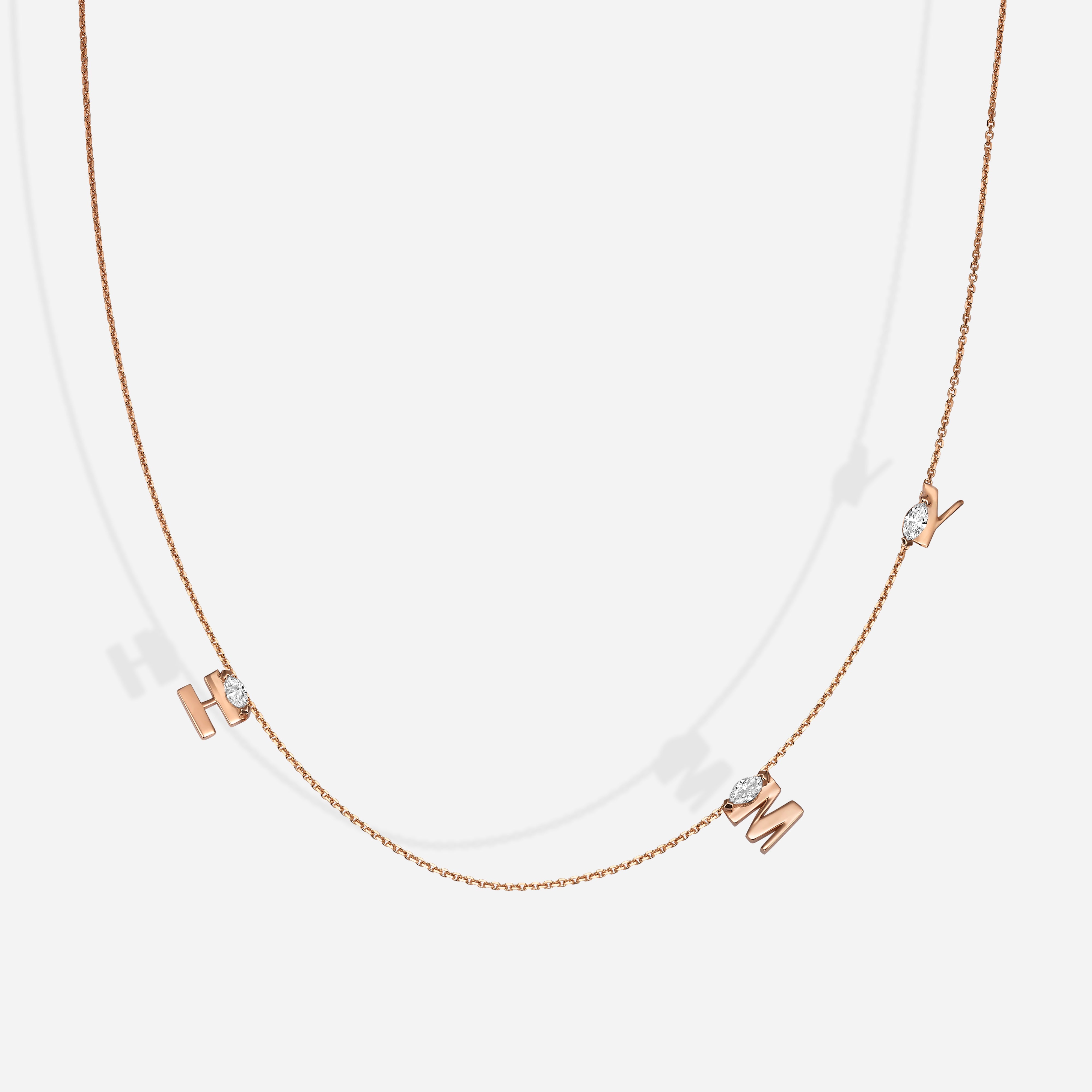 Mini Party Letter | Element Necklace (3)