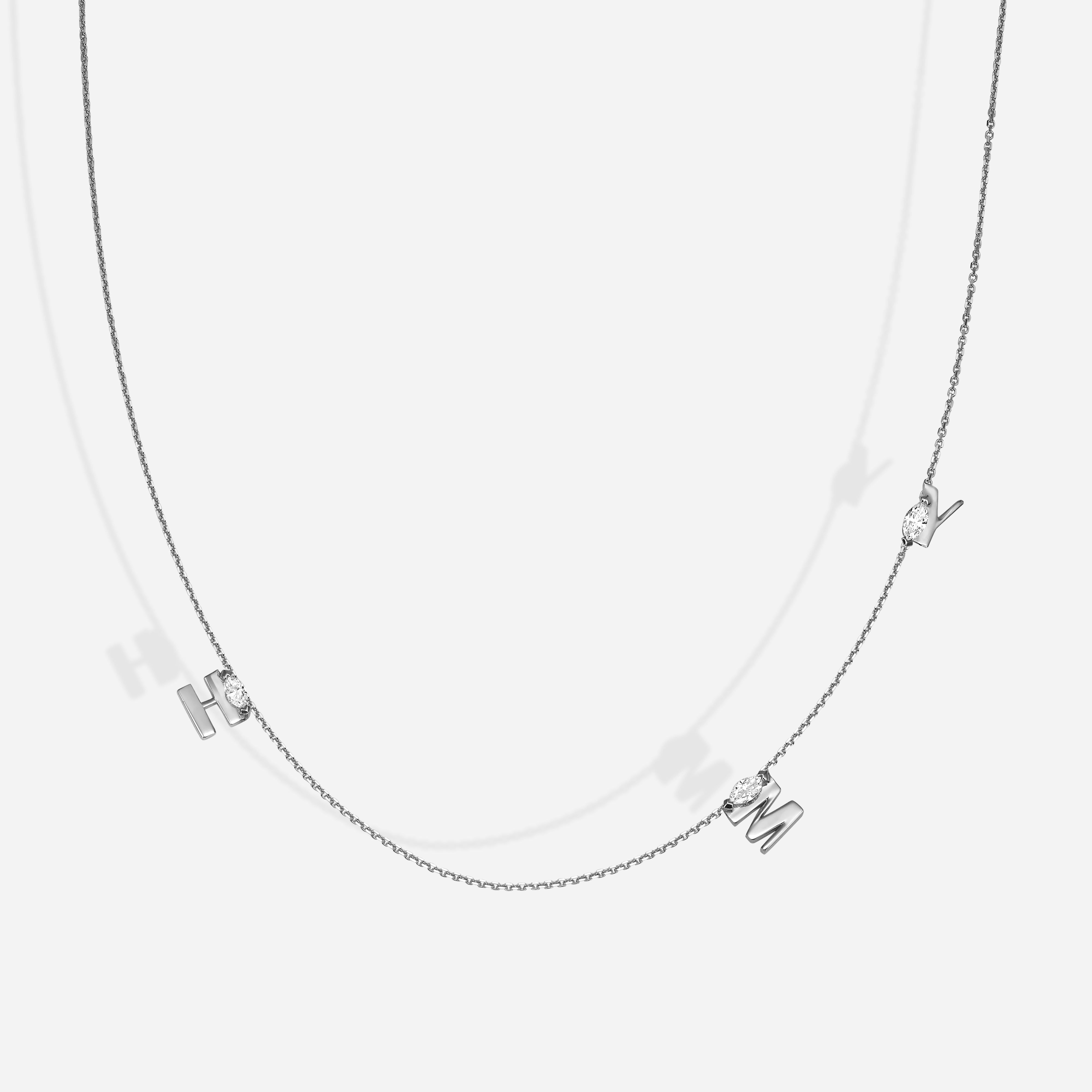 Mini Party Letter | Element Necklace (3)