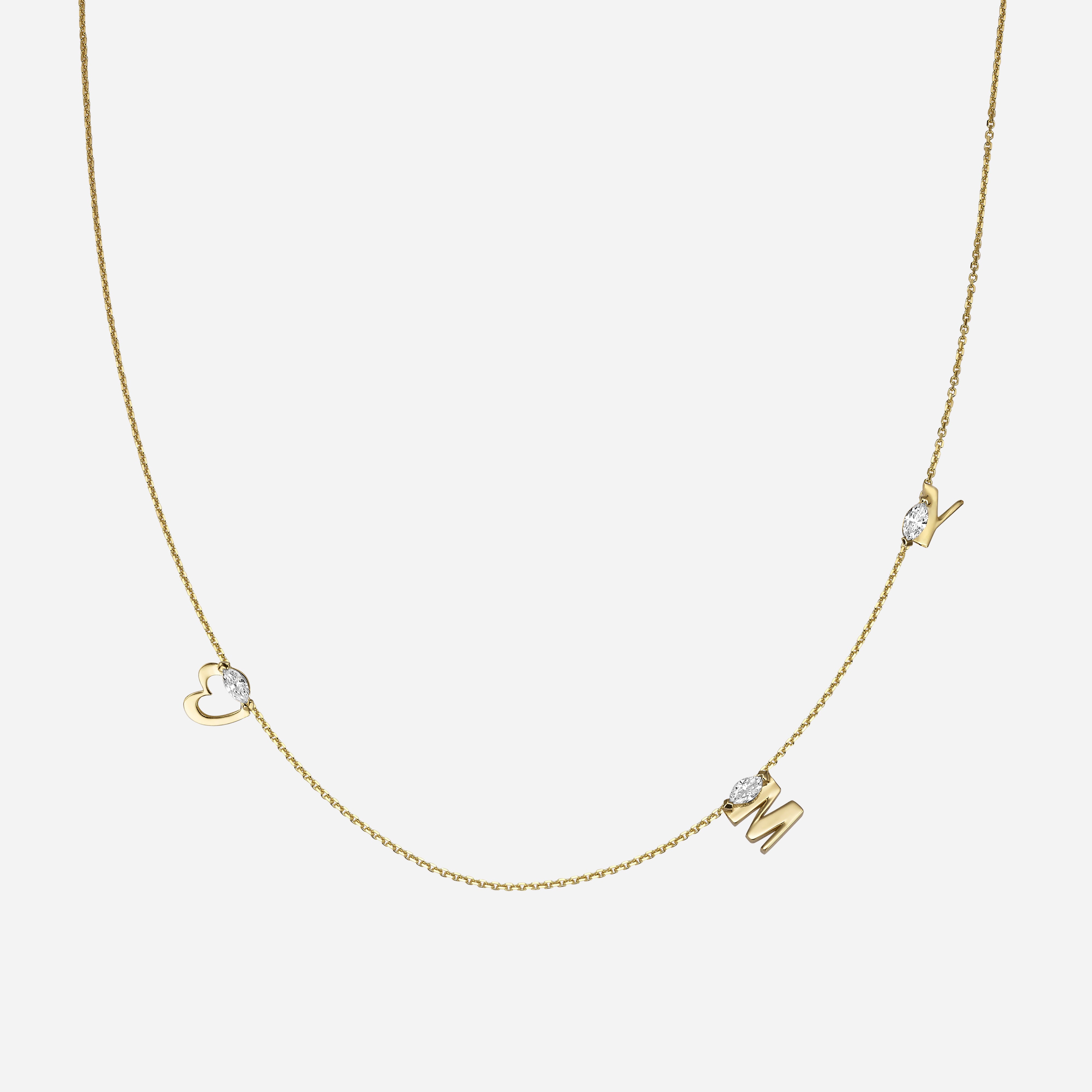 Mini Party Letter | Element Necklace (3)