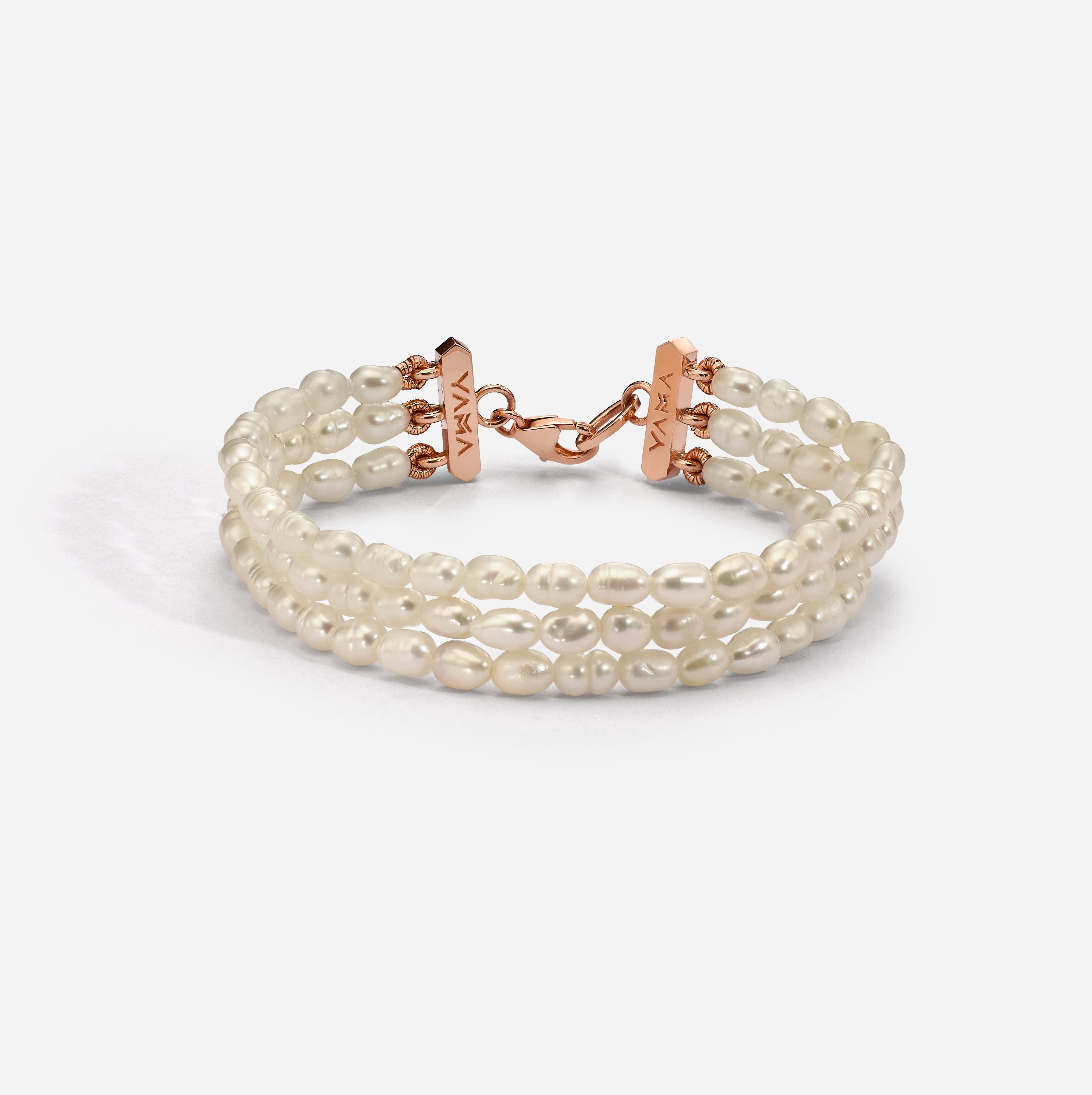 La Pearl | Triple Rows Bracelet