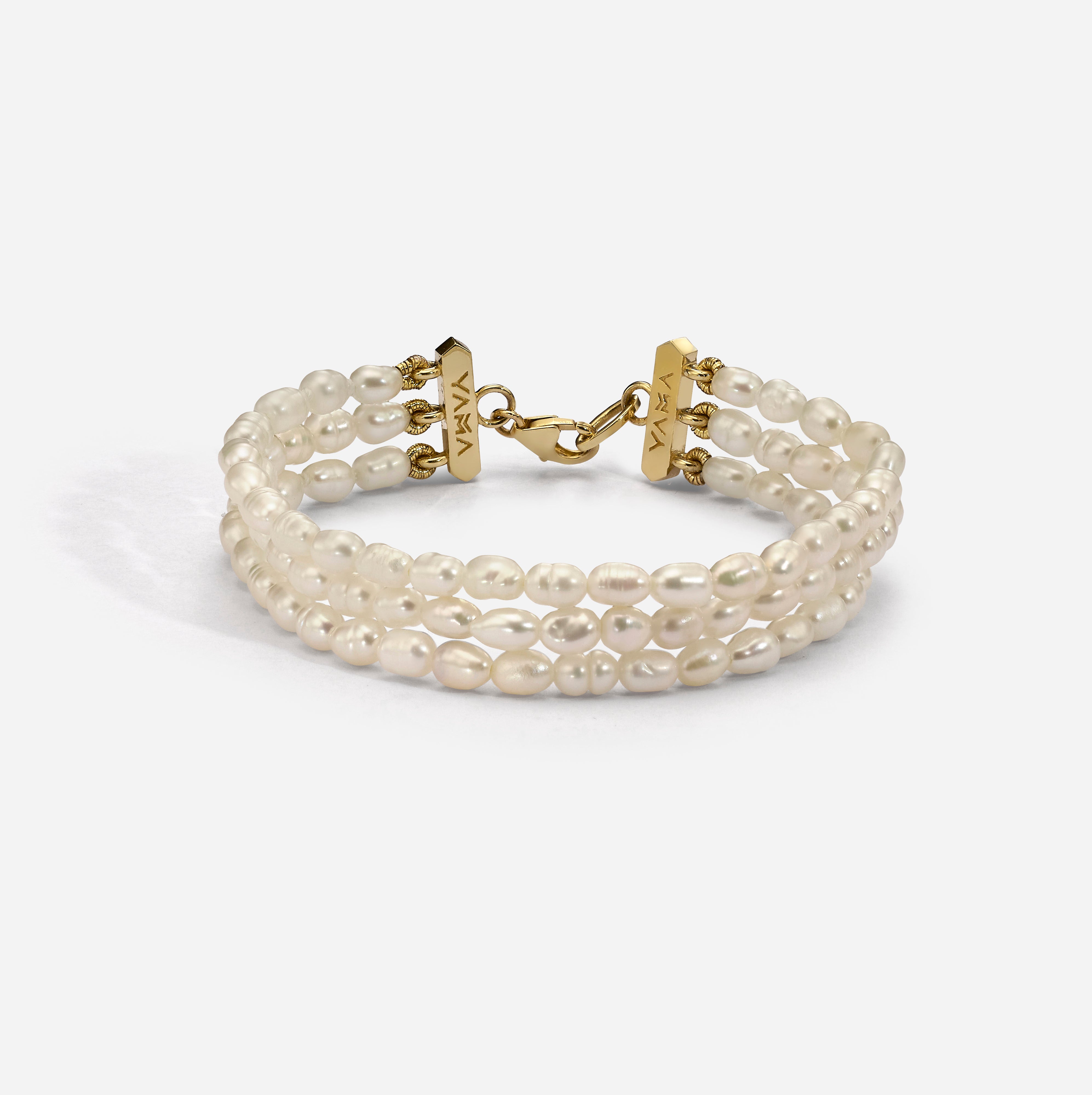 La Pearl | Triple Rows Bracelet
