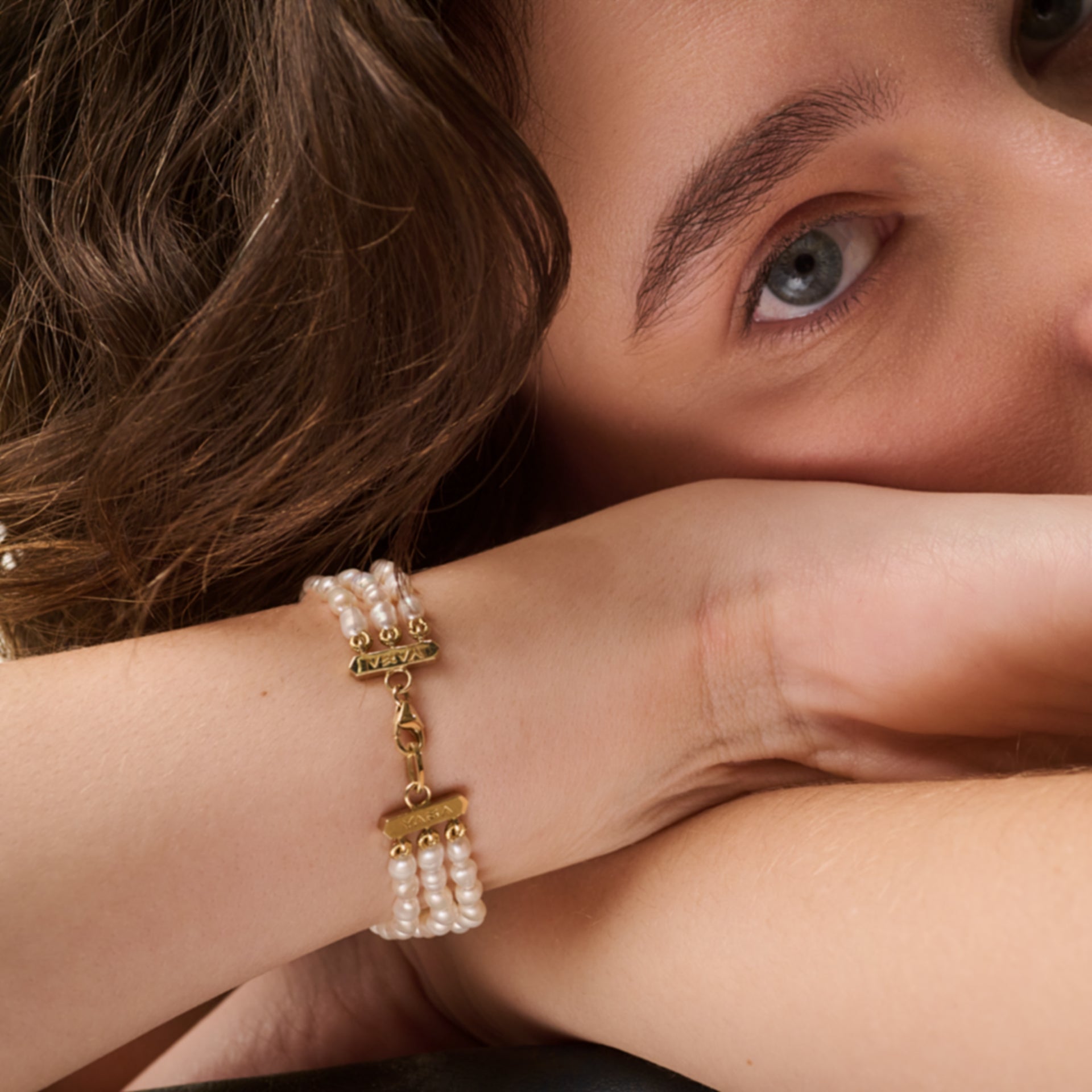 La Pearl | Triple Rows Bracelet