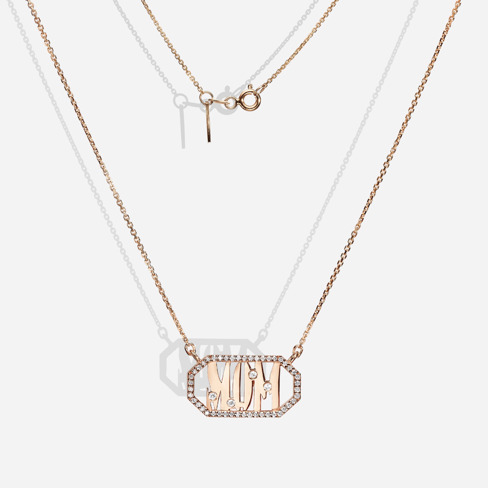 MOM Cool | Framed Tag Necklace