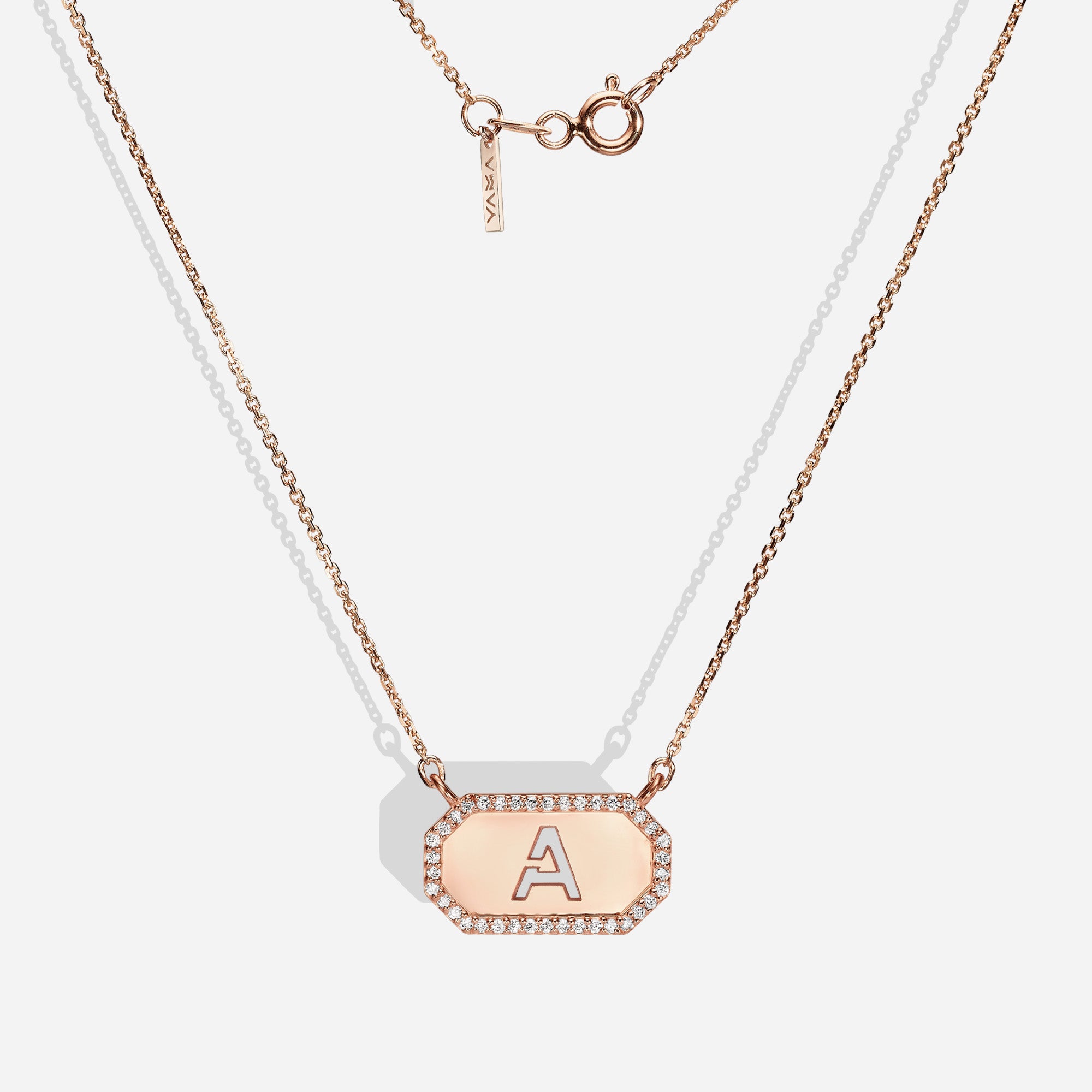 MOM Monogram | TAG NECKLACE