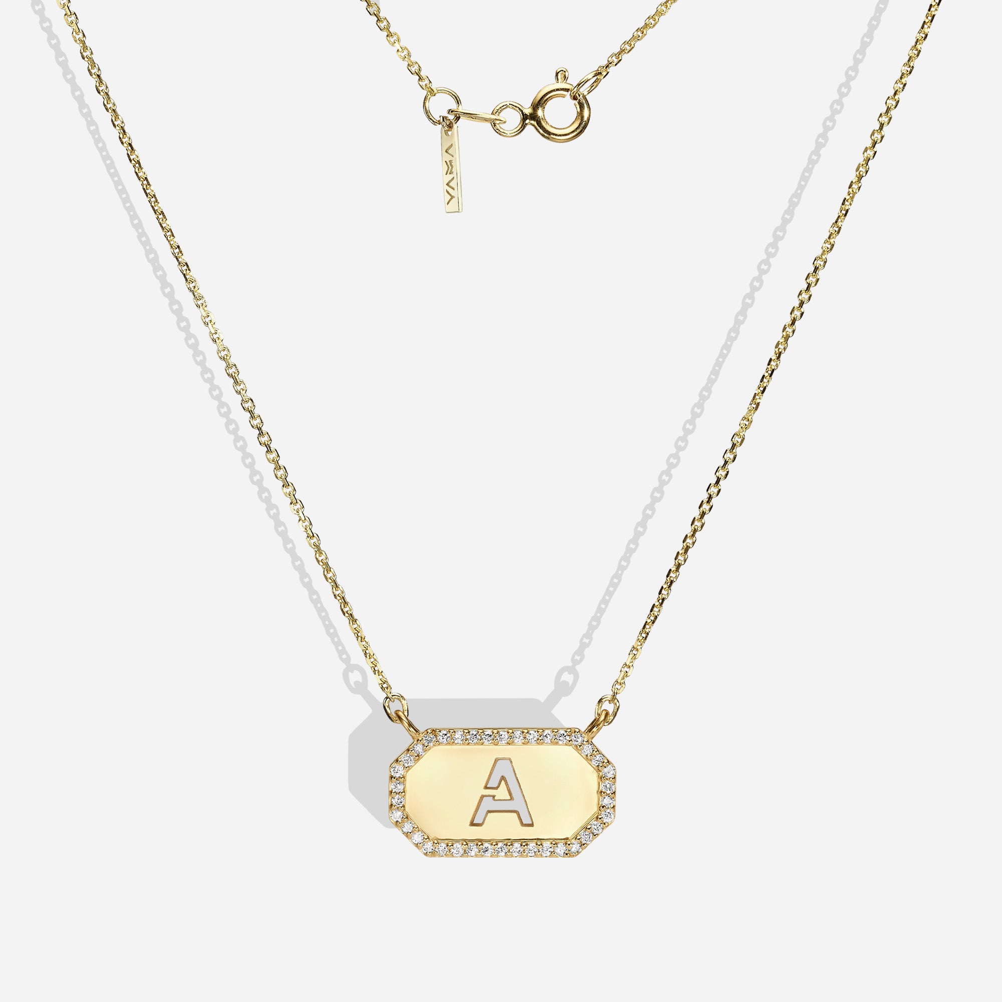 MOM Monogram | TAG NECKLACE