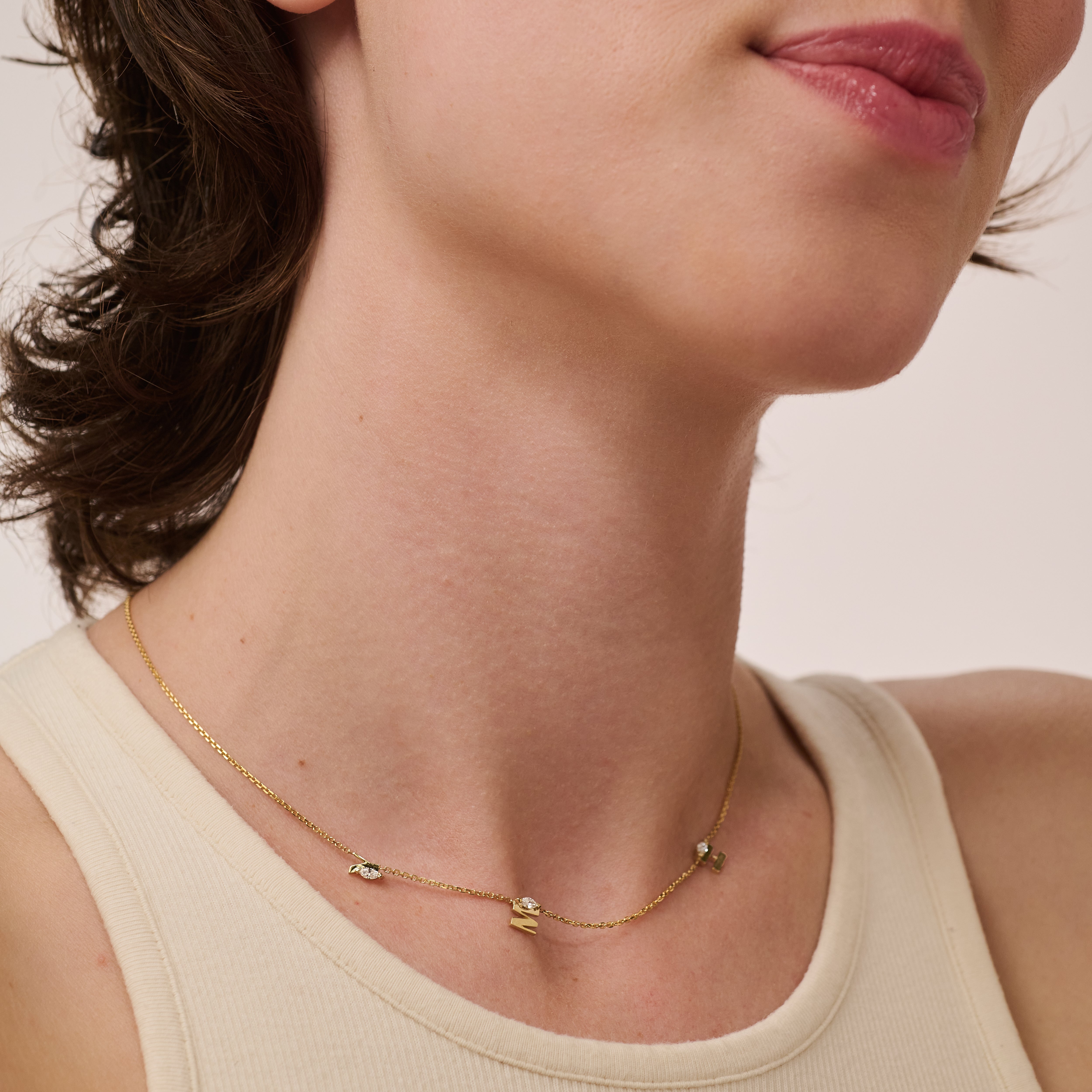Mini Party Letter | Element Necklace (3)