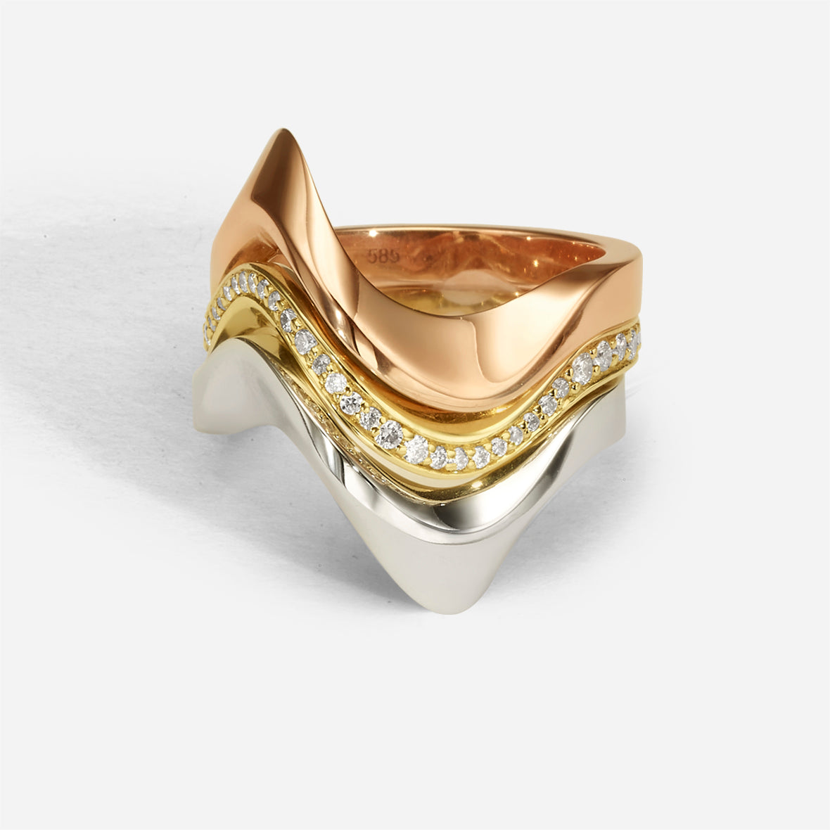 Parametric| Stack of Wide Rings