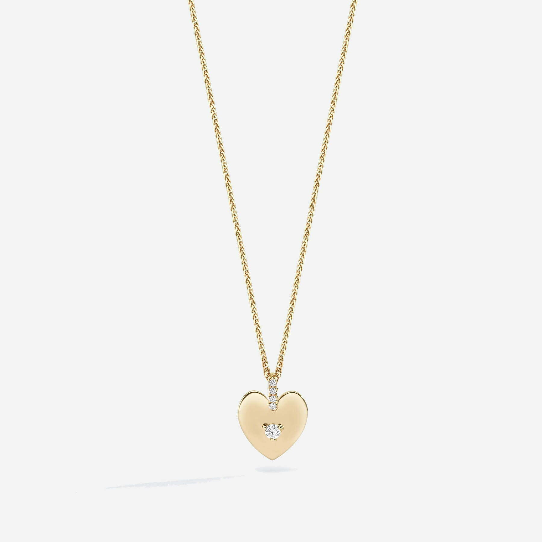 Hexi Diamond in My Heart |  Pendant