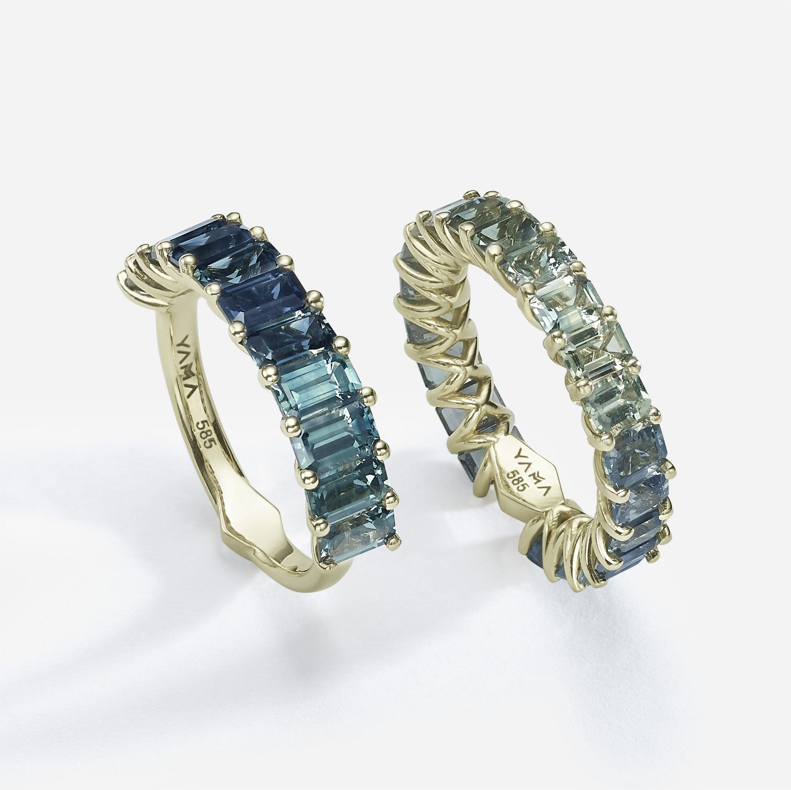 Hera | Emerald Cut Sapphires