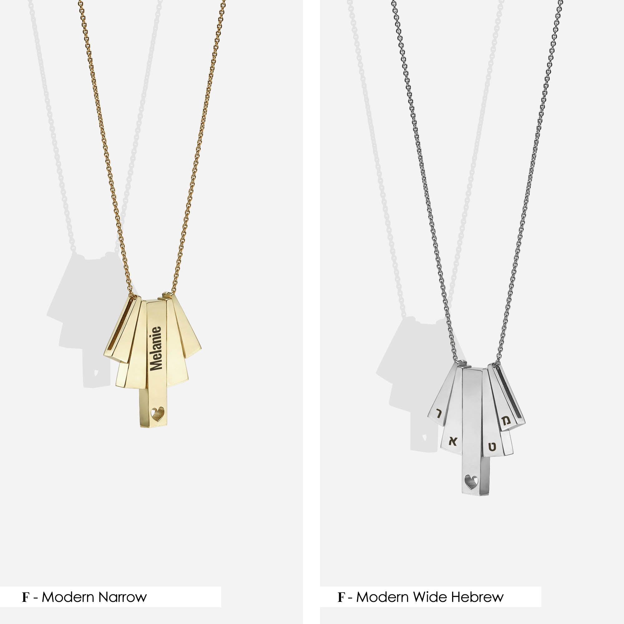 Love Bar | Heart (5 Pendants)