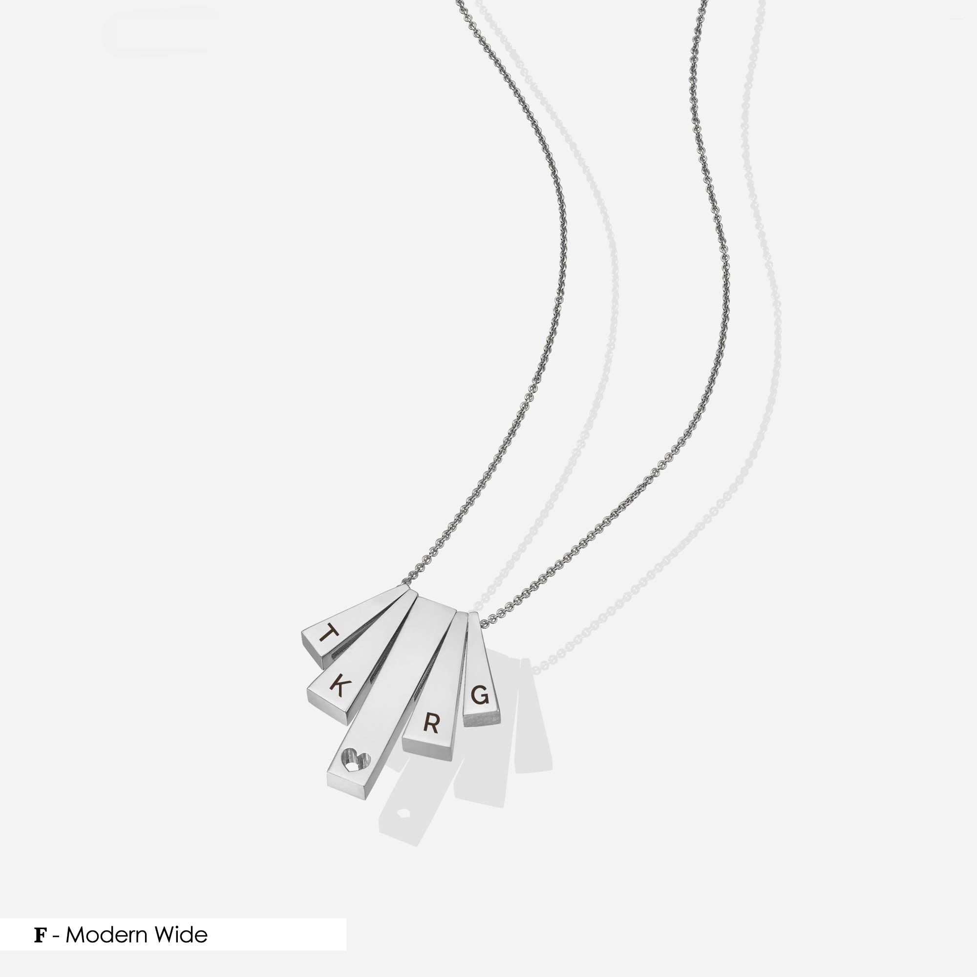 Love Bar | Heart (5 Pendants)