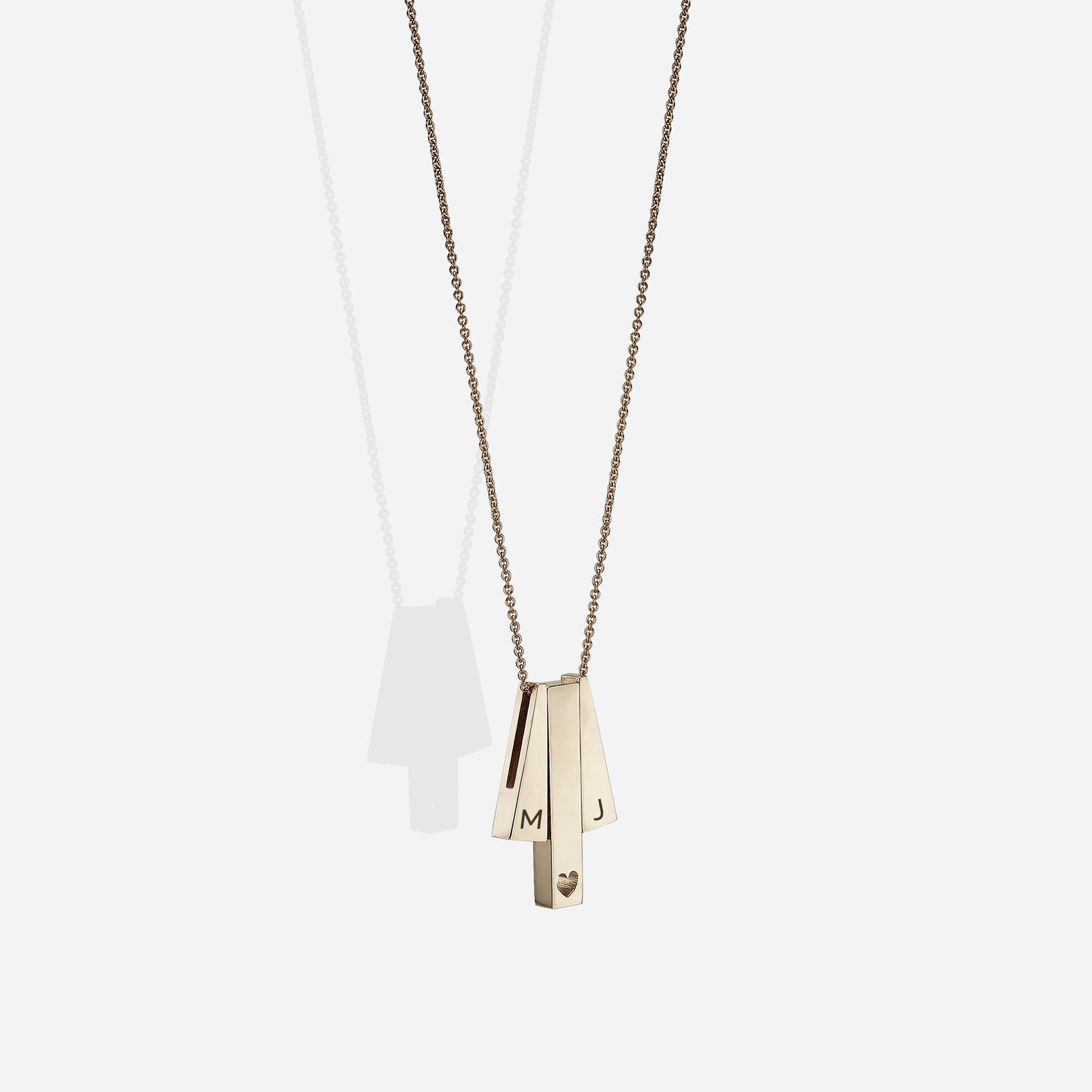 Love Bar | Heart (3 Pendants)