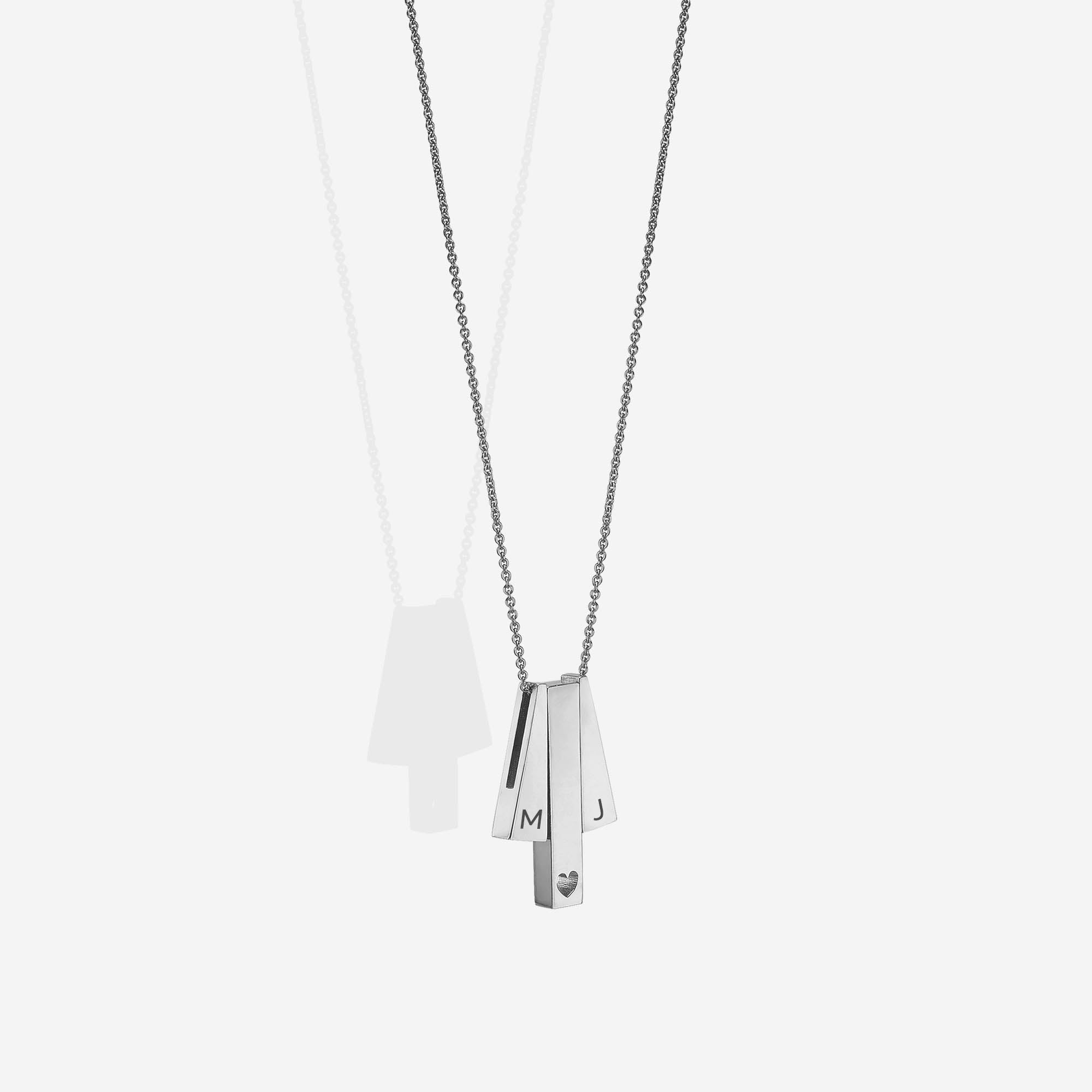 Love Bar | Heart (3 Pendants)