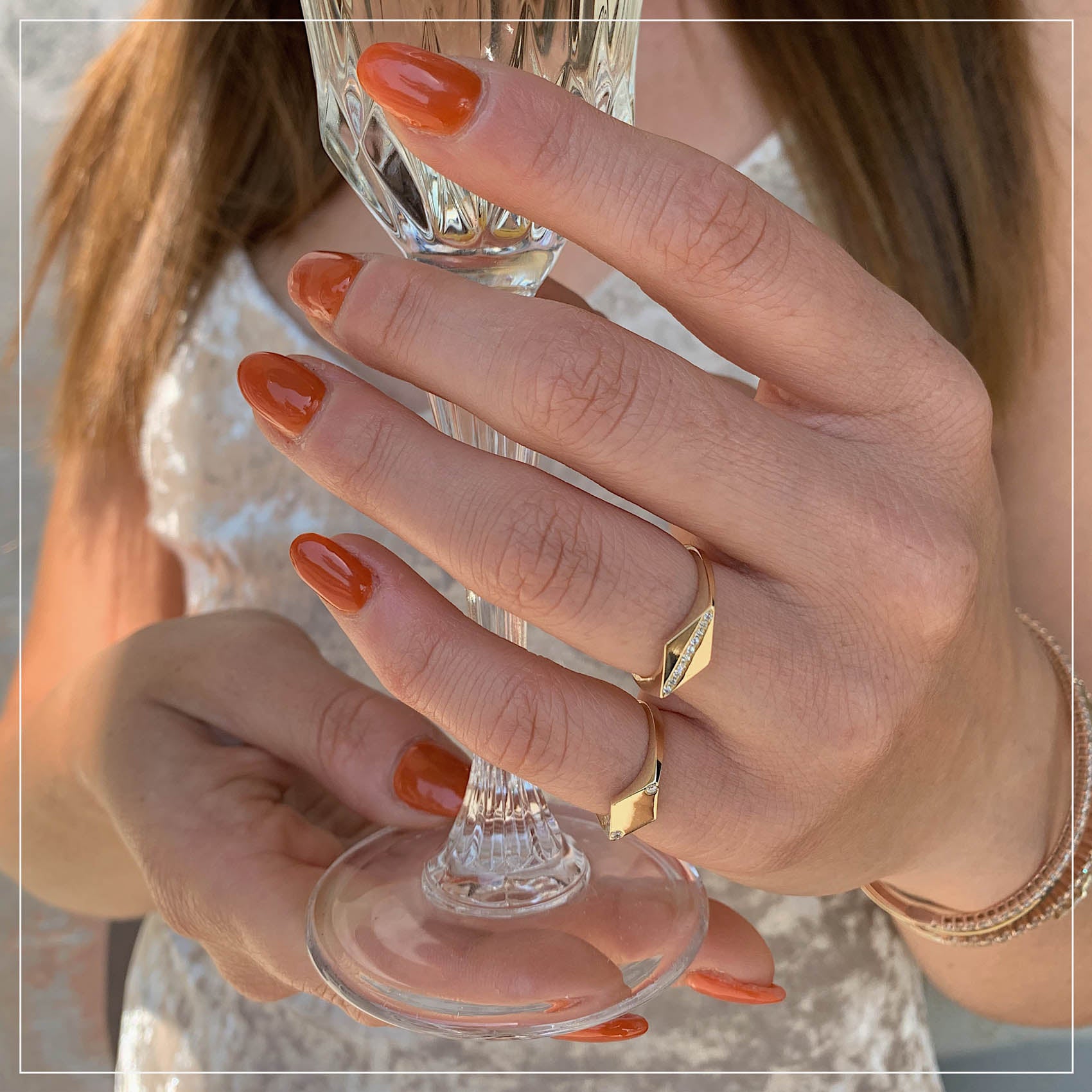 Jägger Signet Ring | Pavé