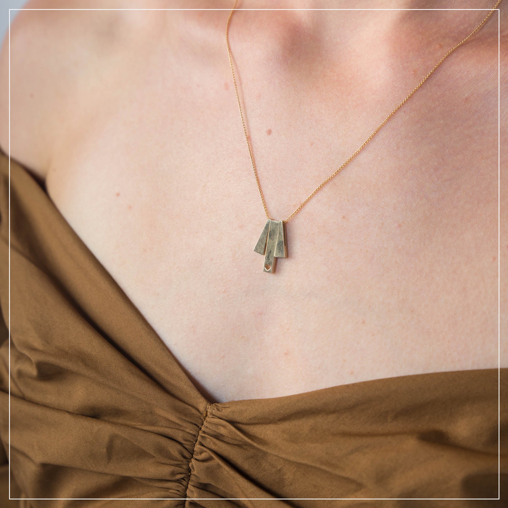 Love Bar | Heart (3 Pendants)