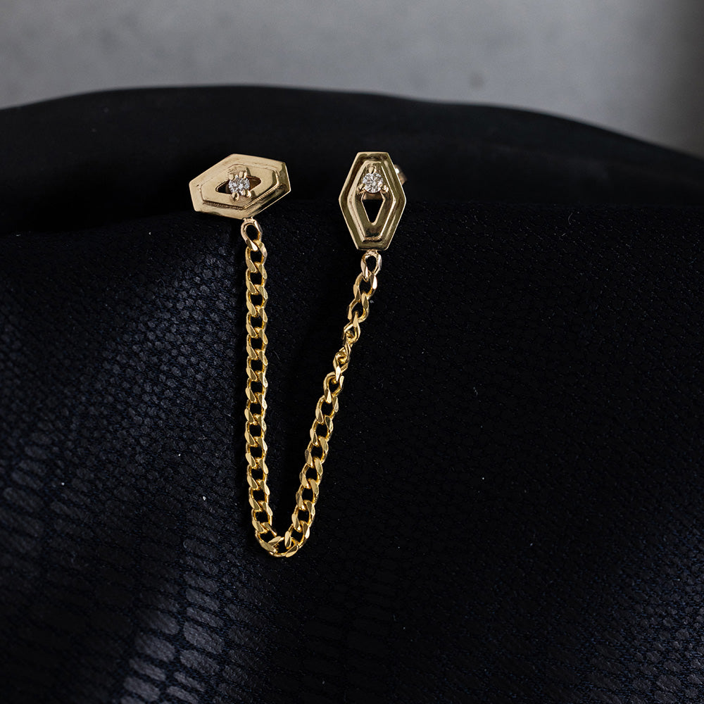 Le Pyramid | 2 Holes Earring