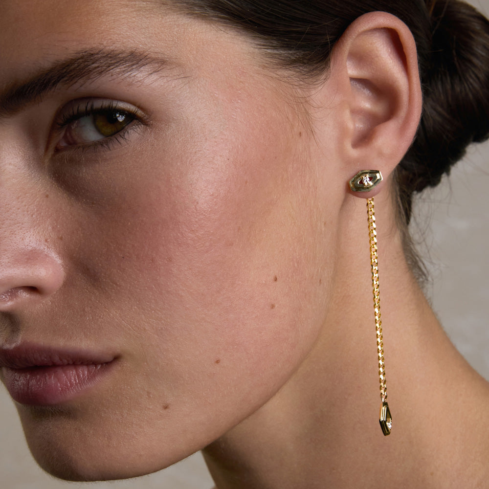 Le Pyramid | Jacket Earring