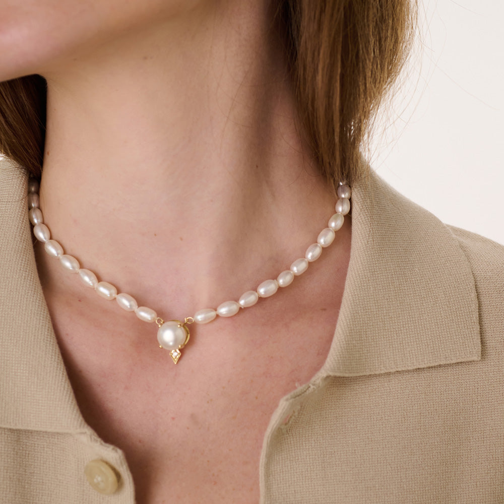 La Pearl Jagger | Pearl  Necklace