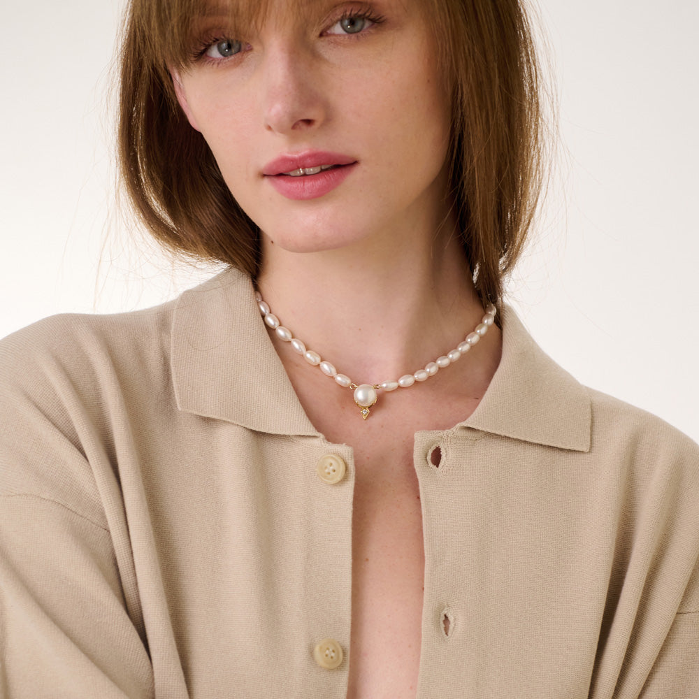 La Pearl Jagger | Pearl  Necklace