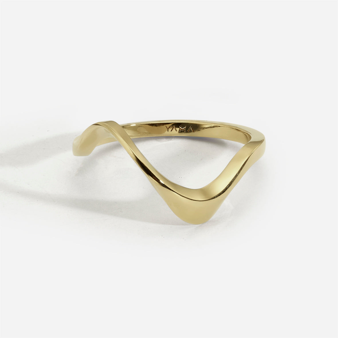 Parametric| Thin Solid Gold Ring