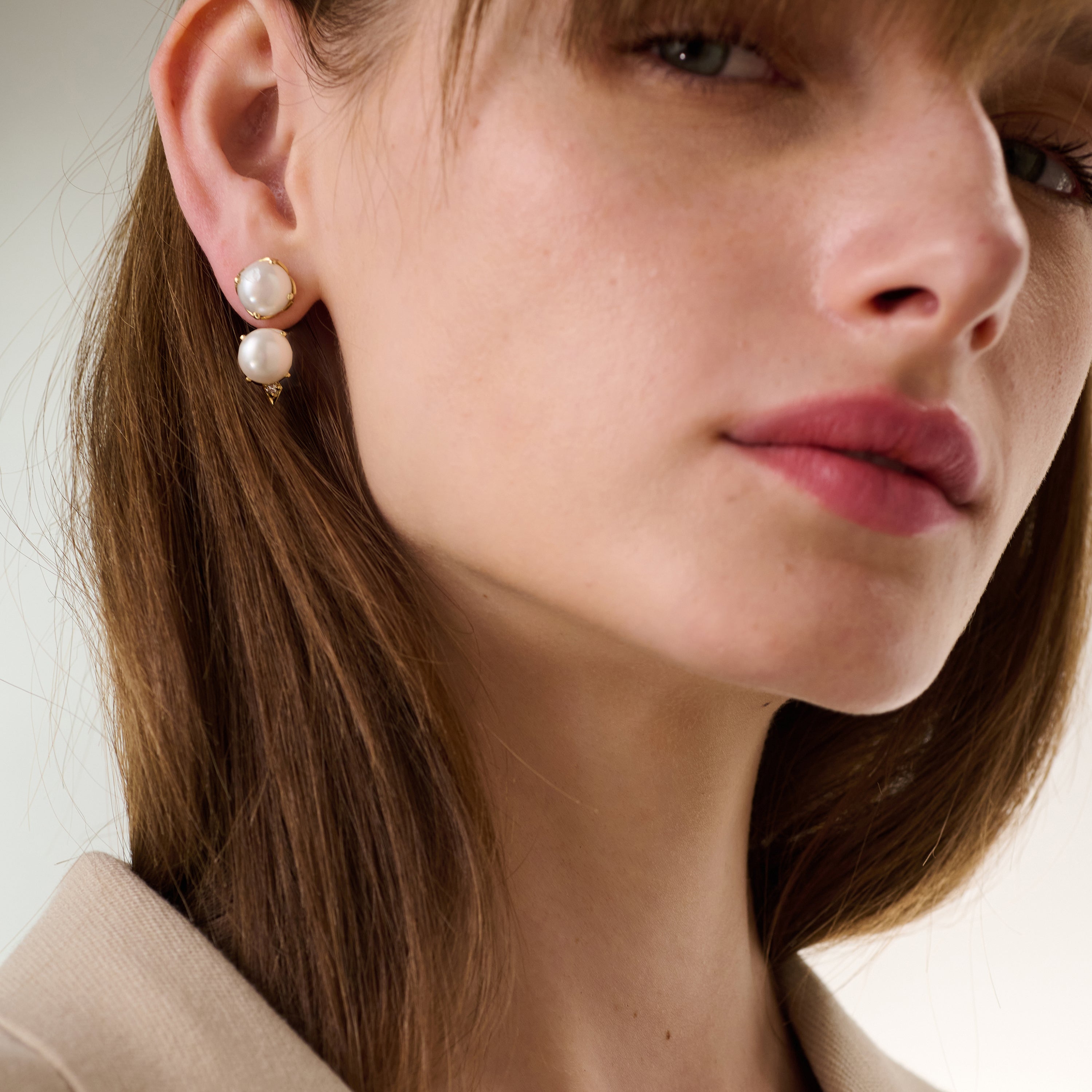 LA PEARL CLASSIC | Set of  Stud and Jacket