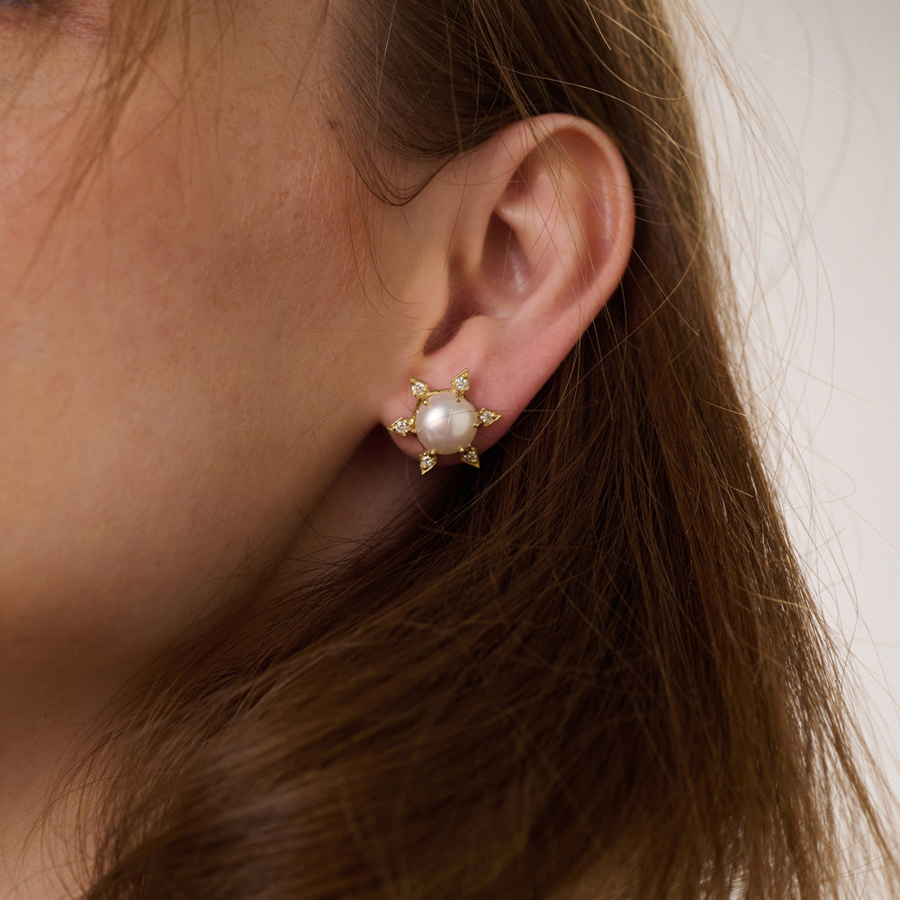 LA PEARL Stars | Pearl Studs