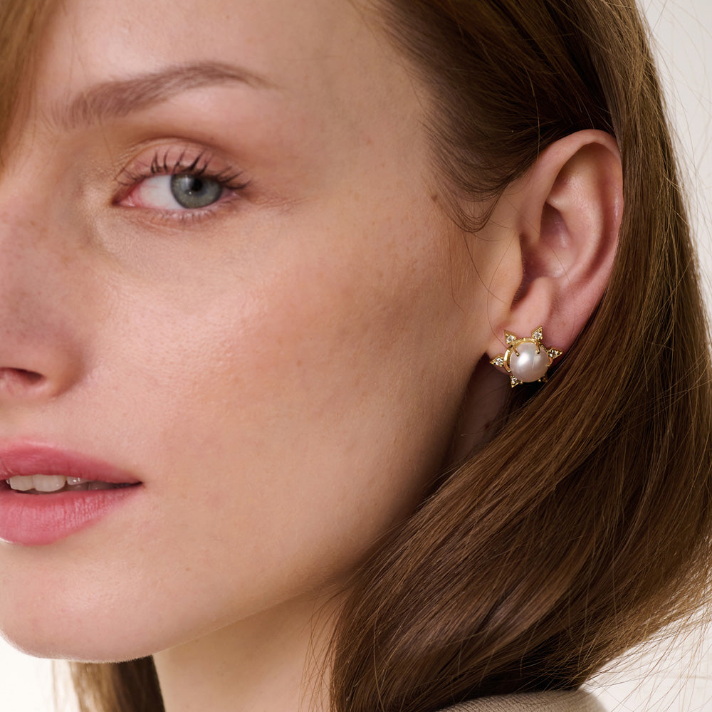LA PEARL Stars | Pearl Studs