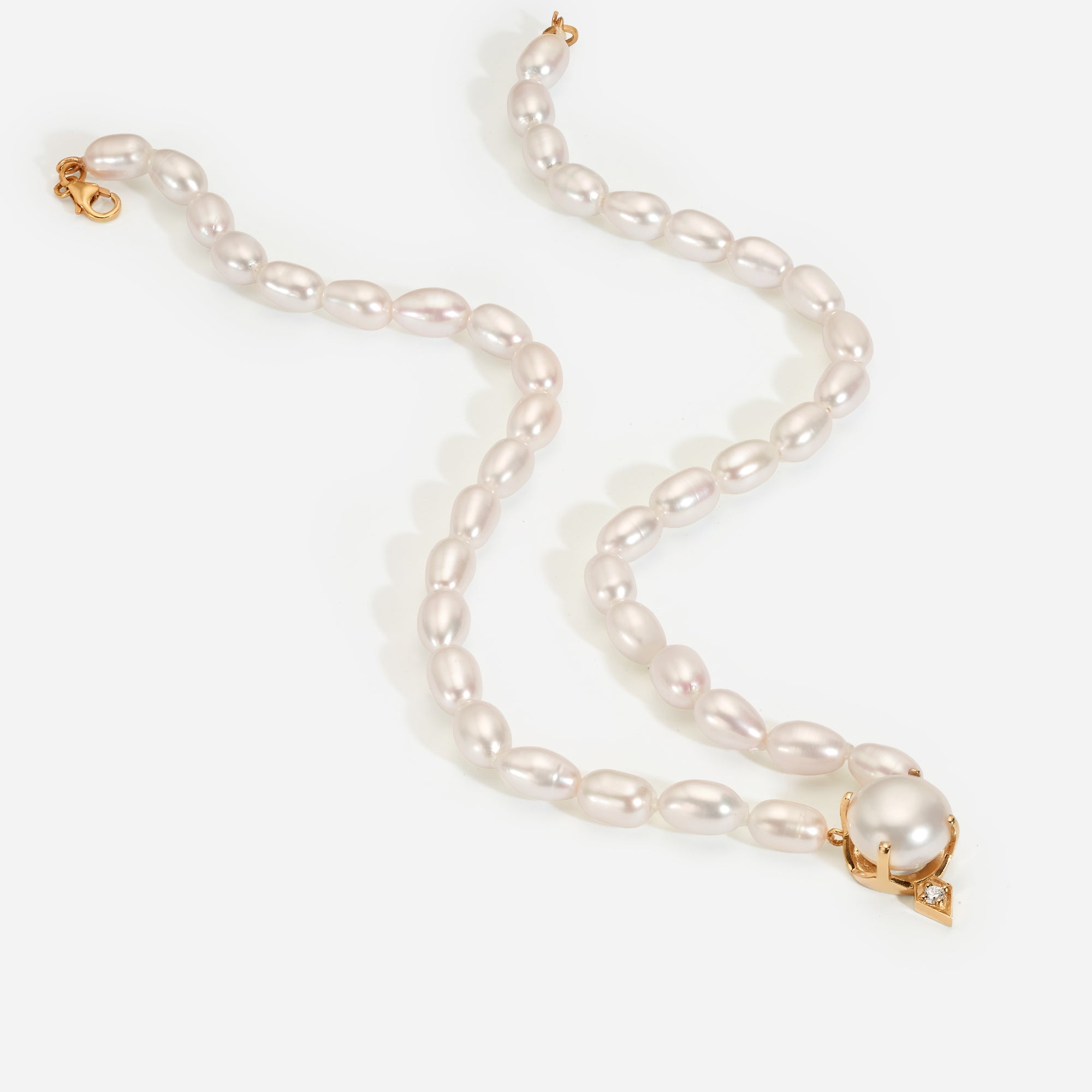 La Pearl Jagger | Pearl  Necklace