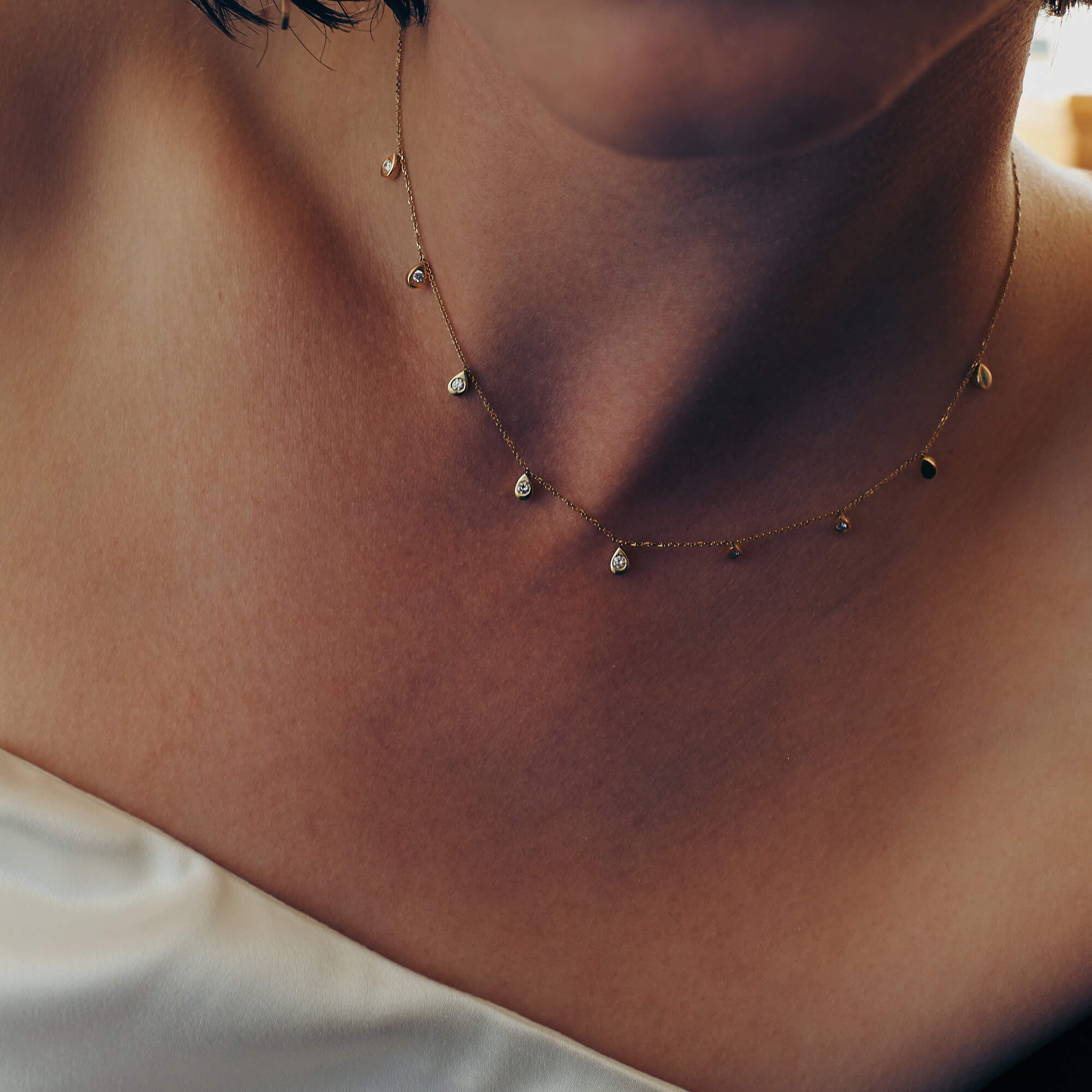 Cosmo Pears | Station Necklace