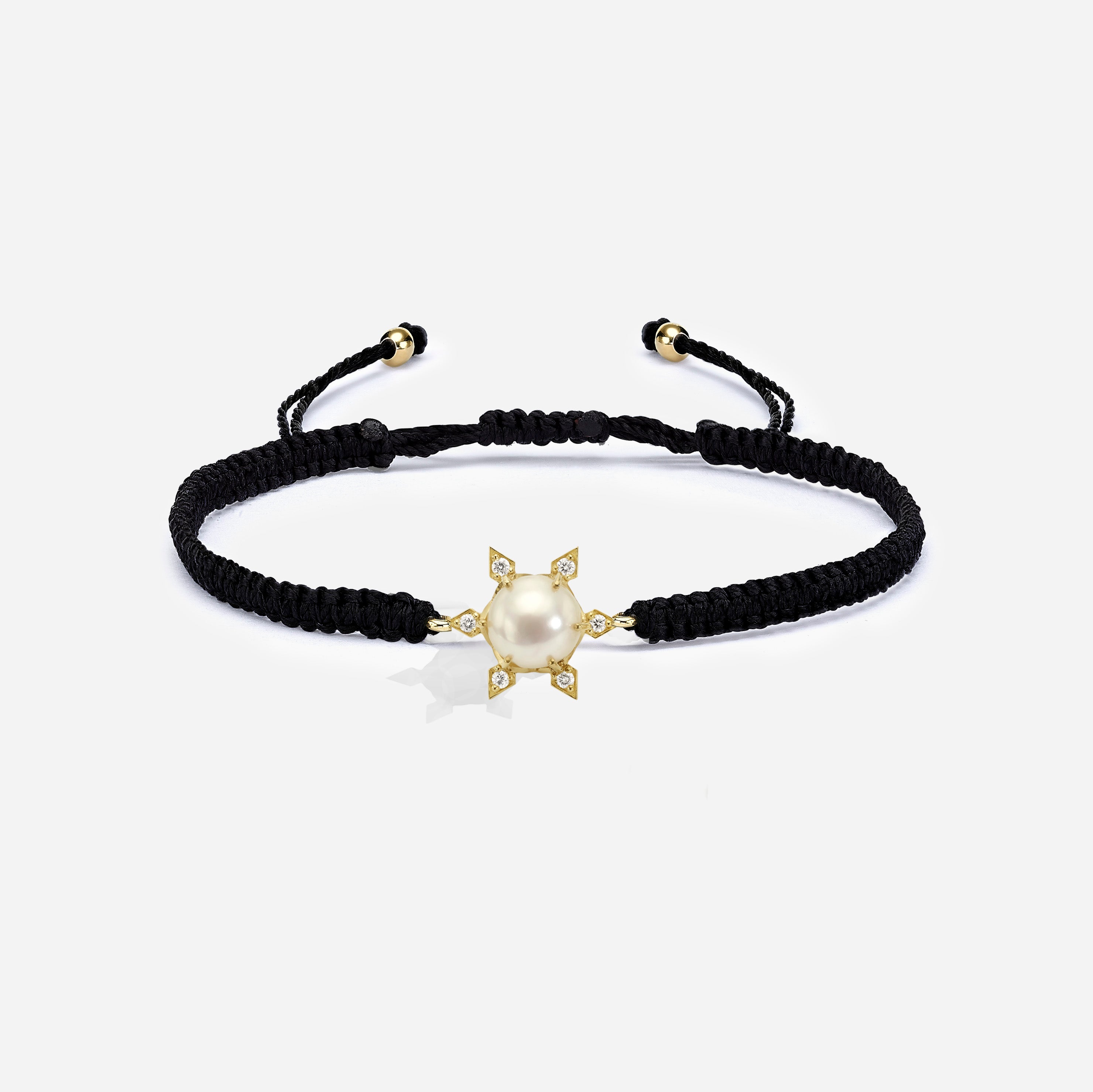 La Pearl Star | Macrame Bracelet