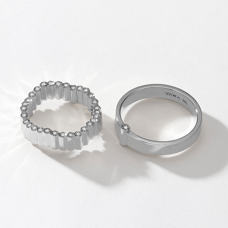 PIPES | His & Hers Wedding bands