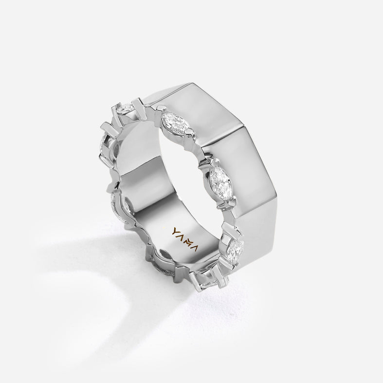 Wide Octagon | Marquise Diamonds