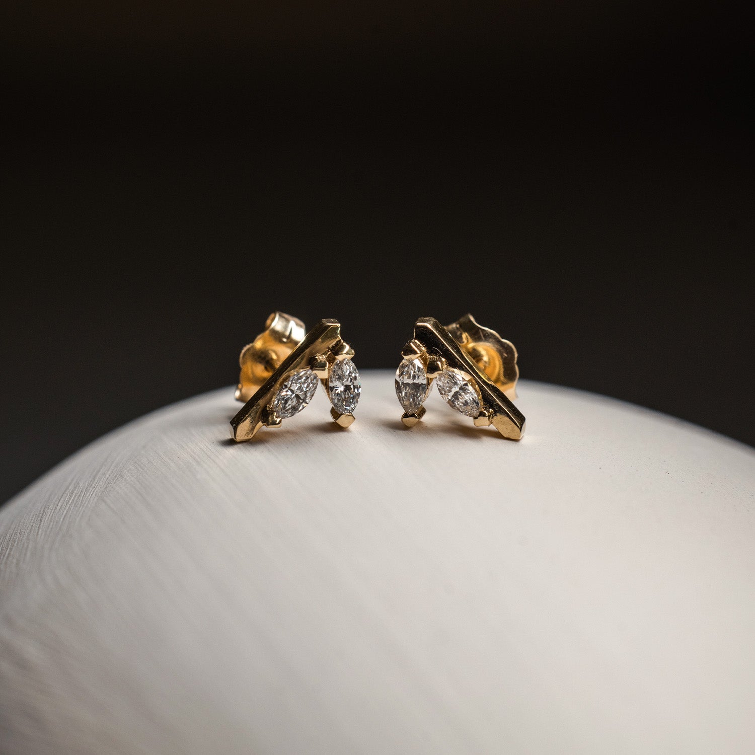 Marquise & Lines | Studs