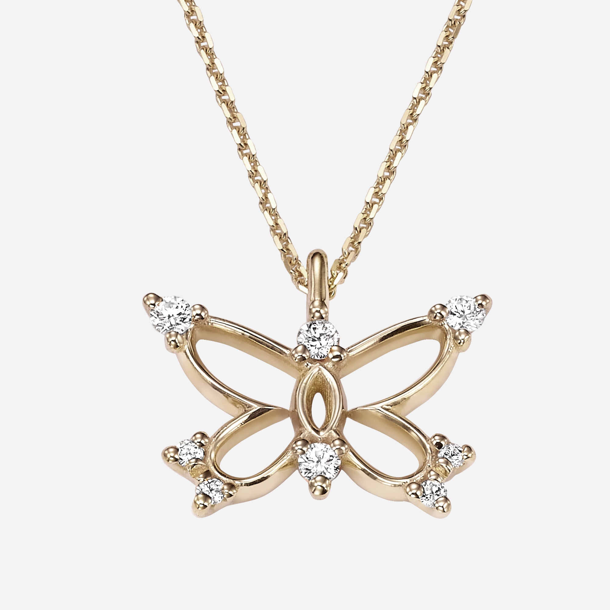 Butterfly of Hope | Diamonds Pendant