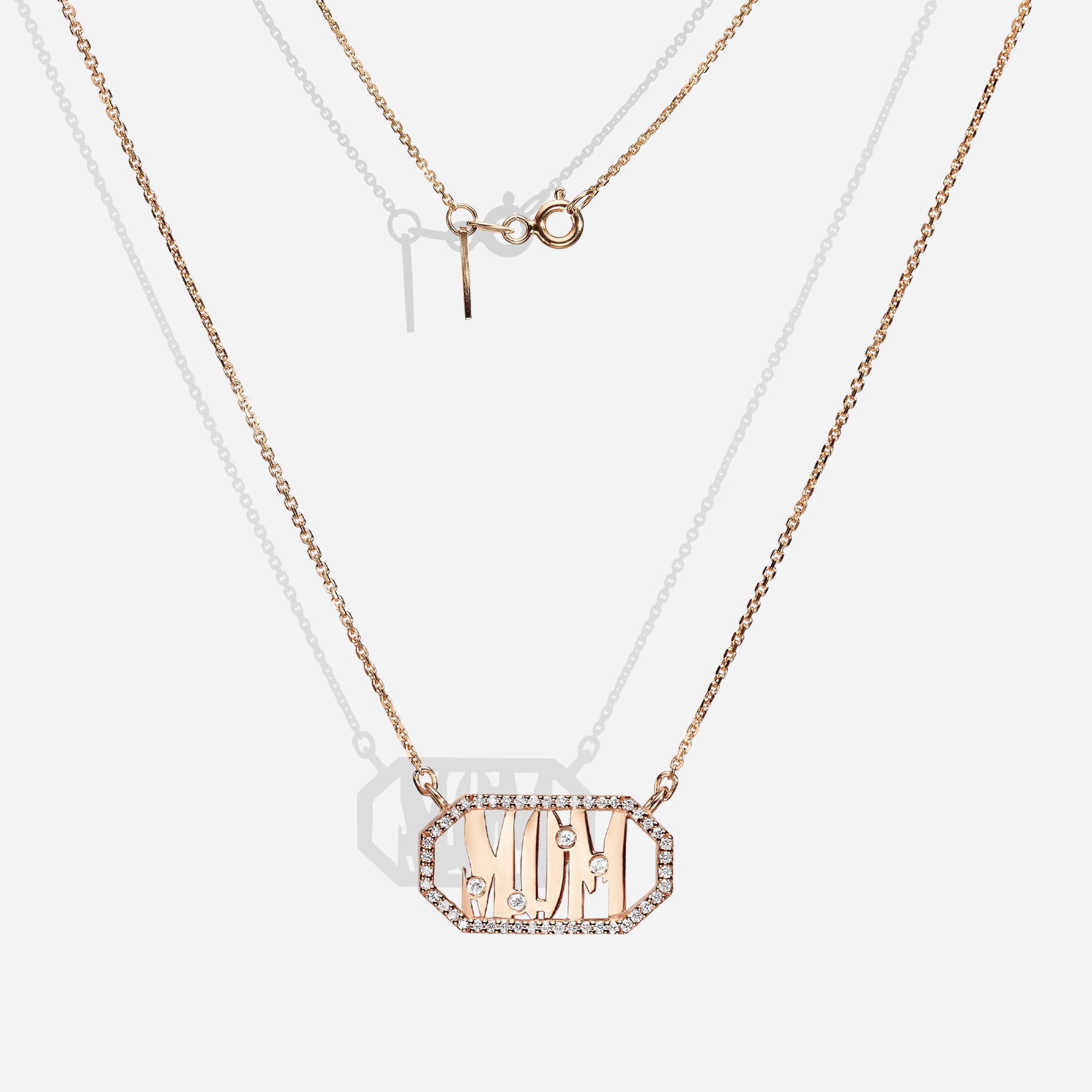 MOM Cool | Framed Tag Necklace