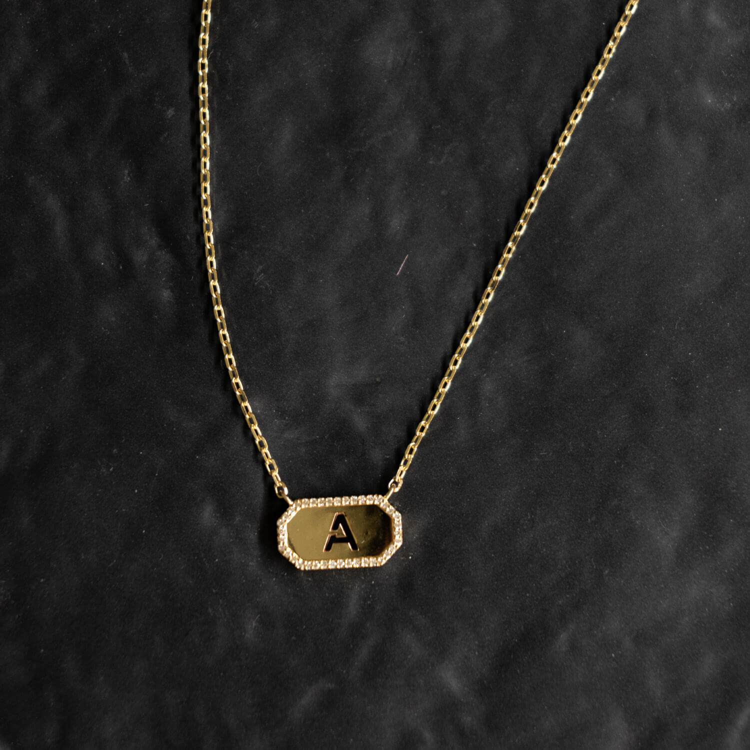 MOM Monogram | Tag Necklace