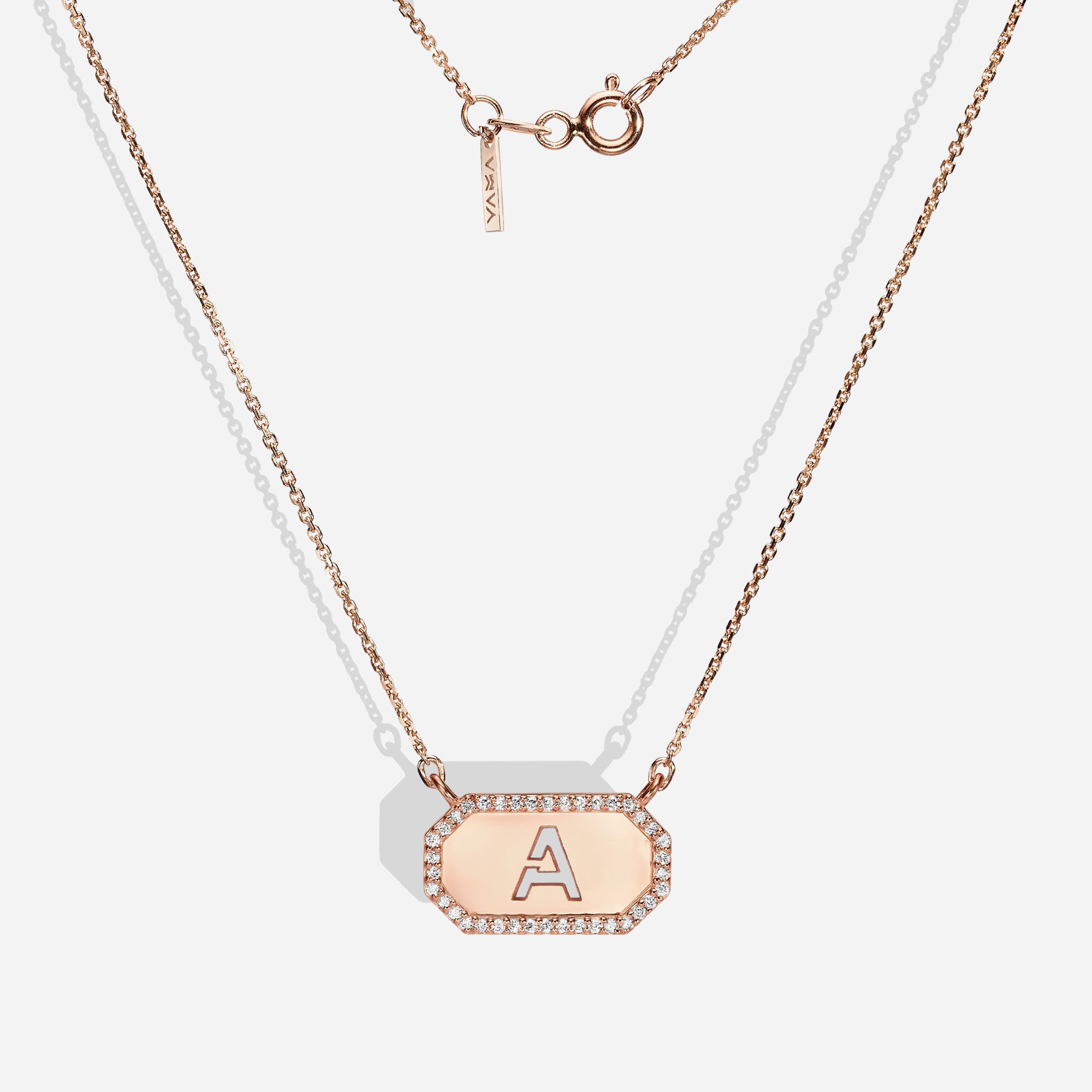 MOM Monogram | Tag Necklace