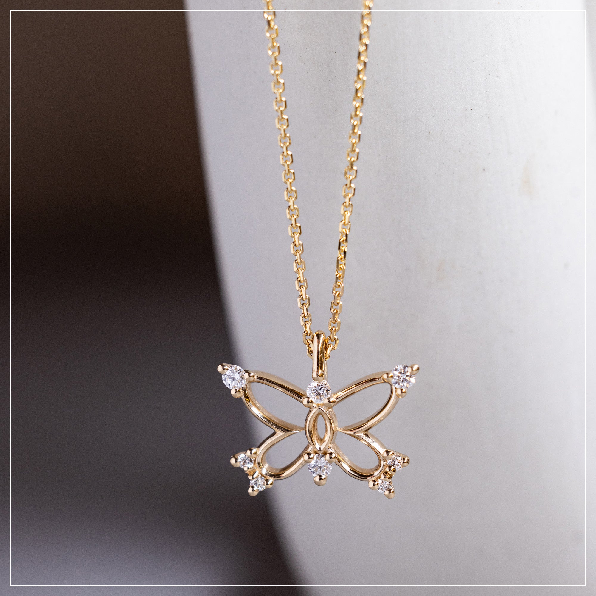 Butterfly of Hope | Diamonds Pendant