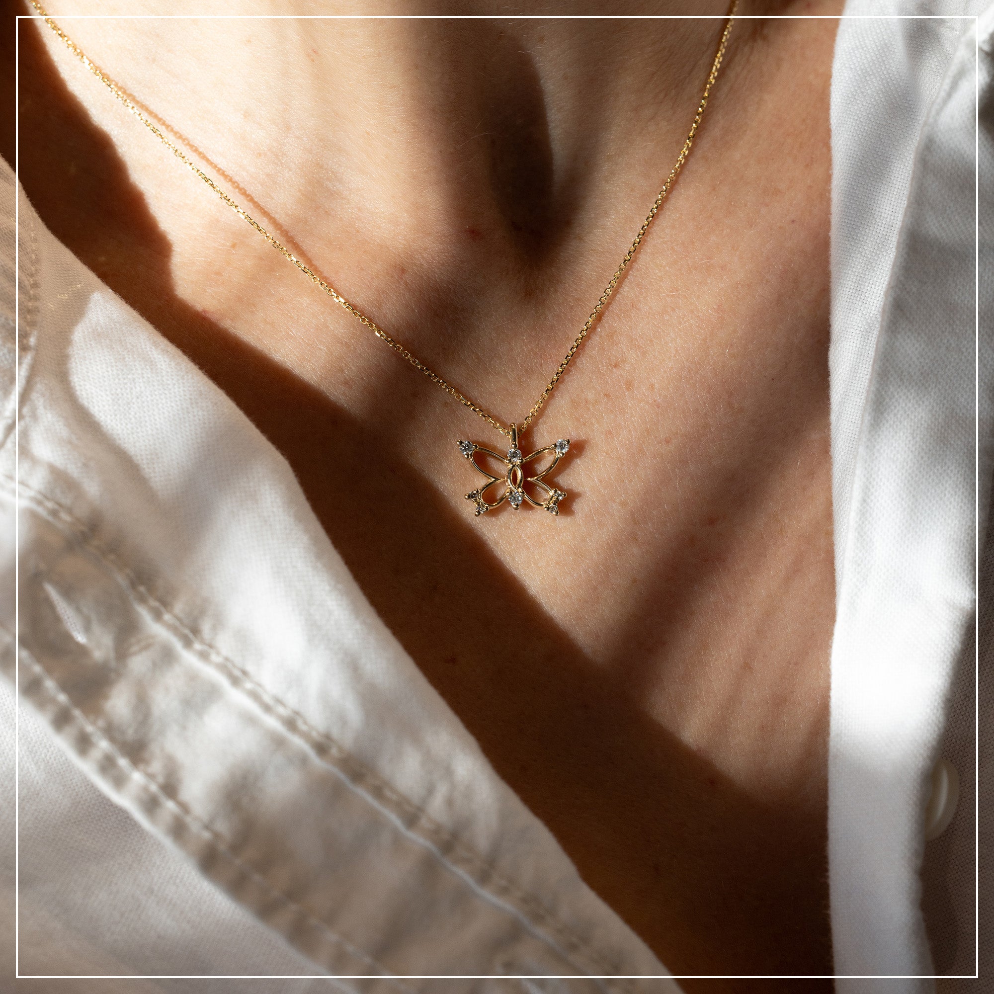 Butterfly of Hope | Diamonds Pendant