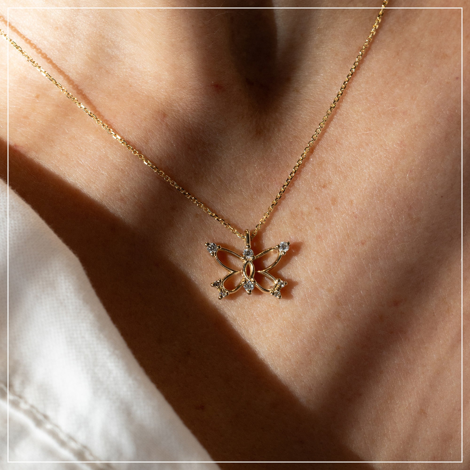 Butterfly of Hope | Diamonds Pendant