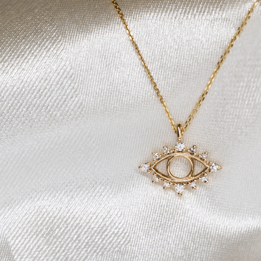 Eye of Hope | Diamonds Pendant