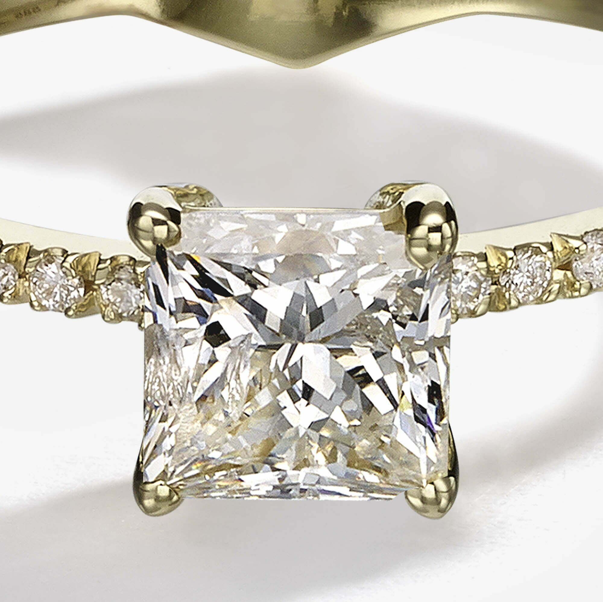 The Solitaire | Princess Pavé