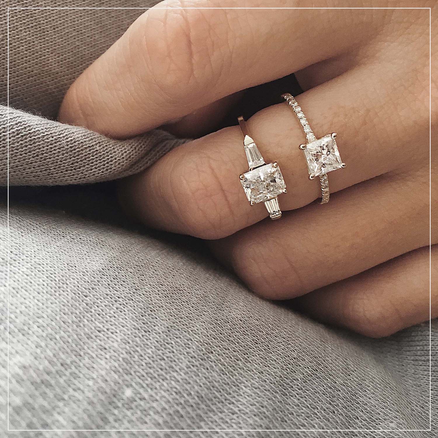 The Solitaire | Princess Pavé