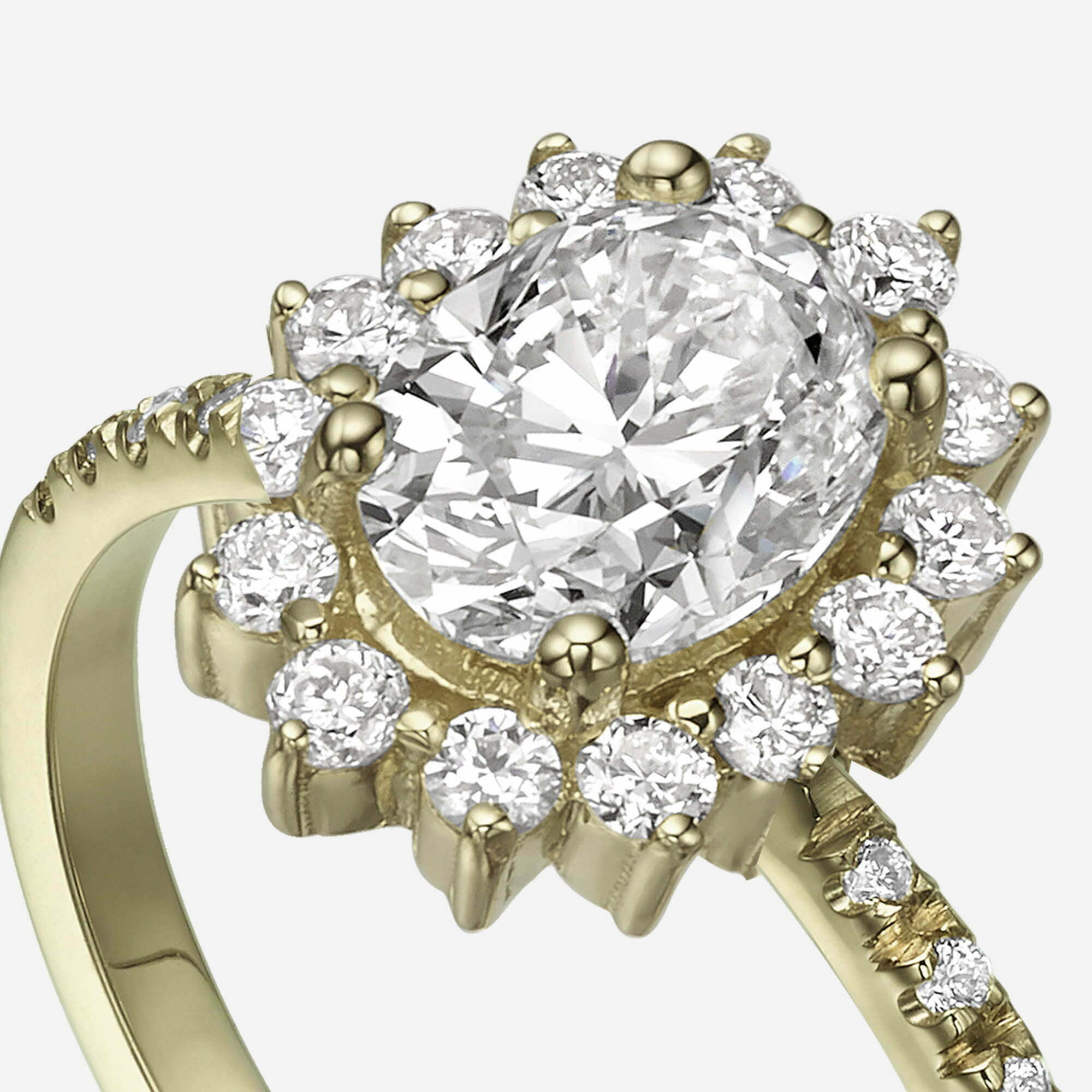 The Royal | Halo Pavé