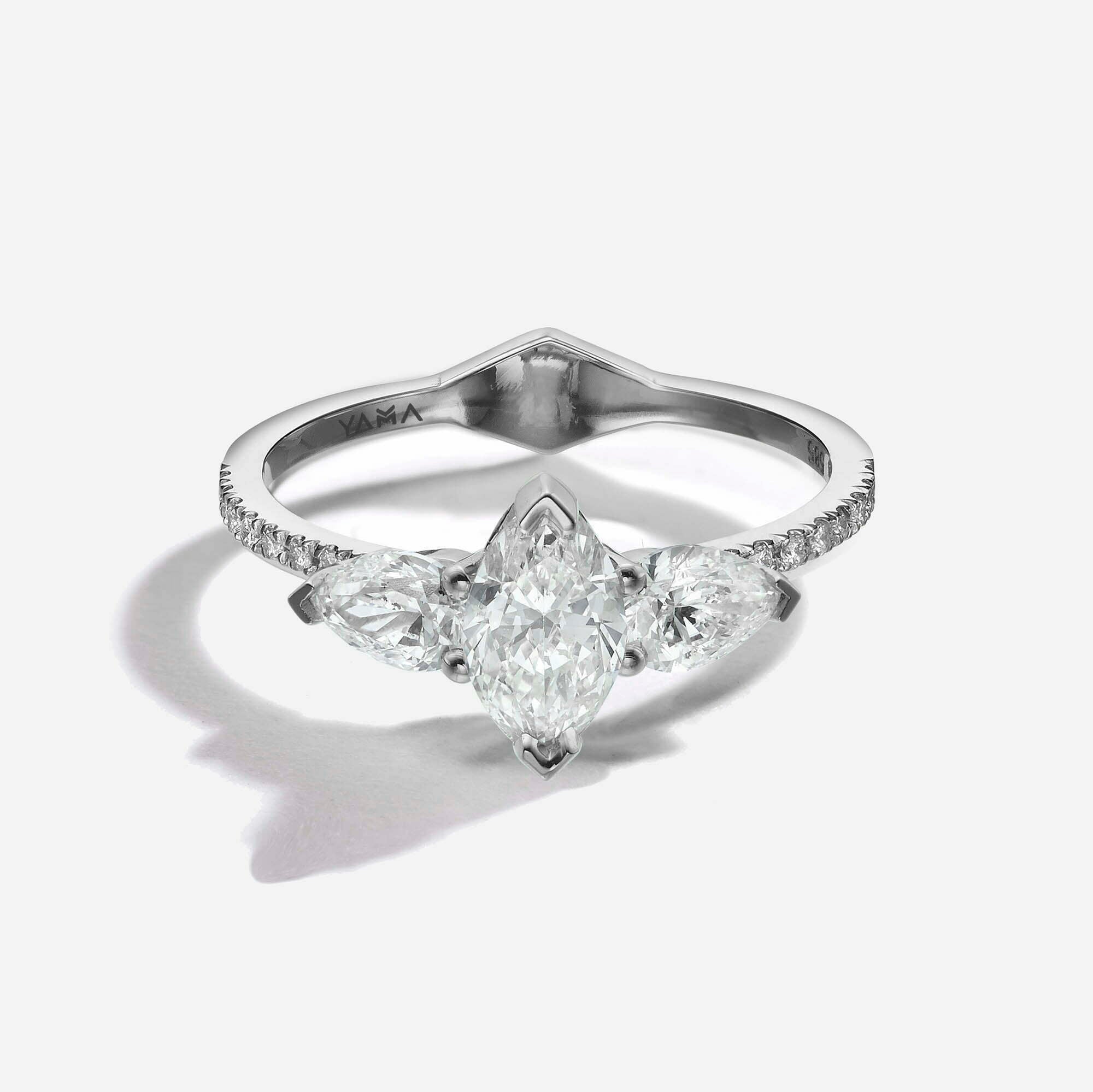 The Marquise & Pears | Pavé